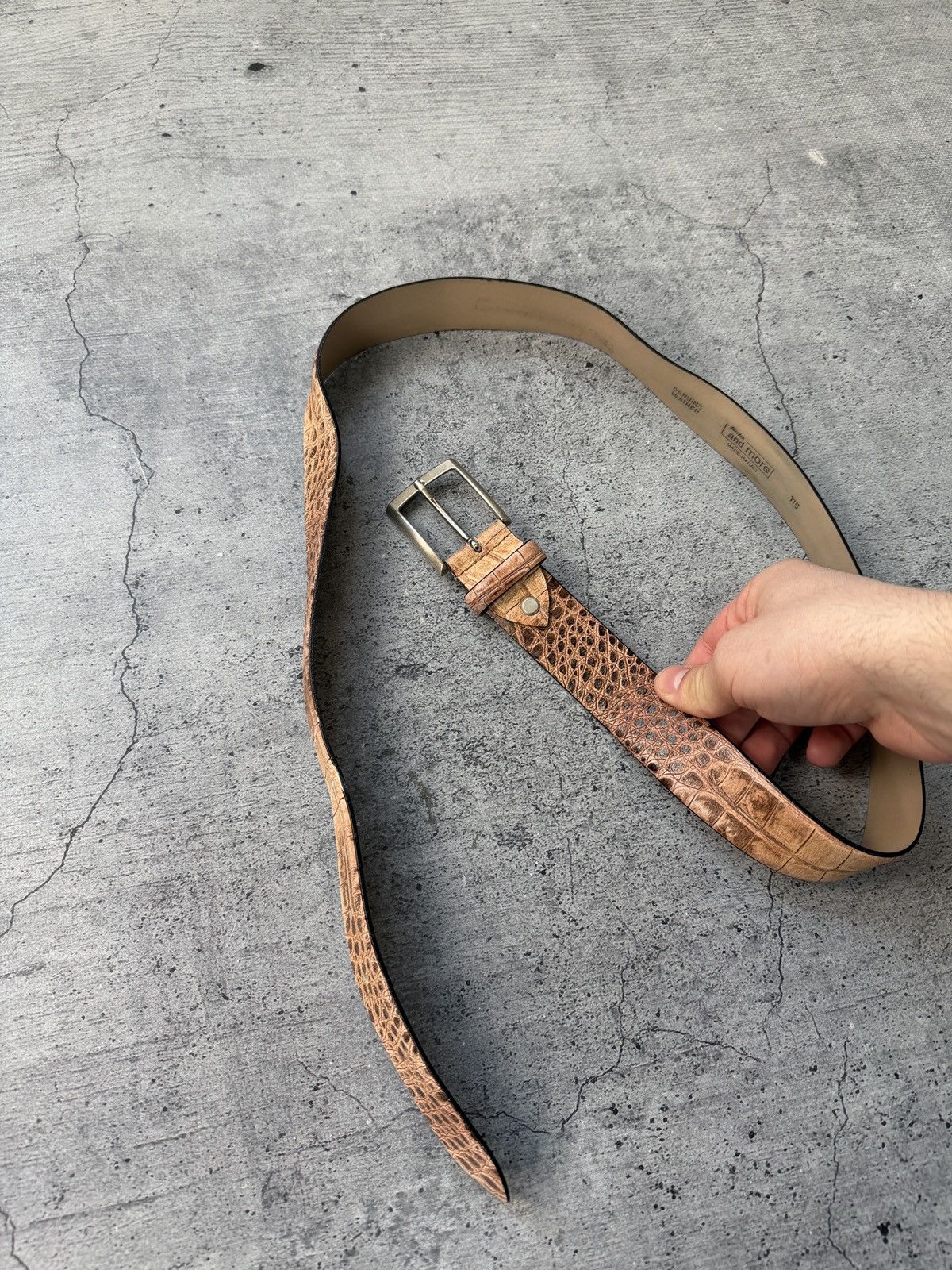 Japanese Brand 00ʼS NUMBER NINE STYLE JAPAN LEATHER Y2K BELT ARCHIVE TIGER Size ONE SIZE - 9 Thumbnail