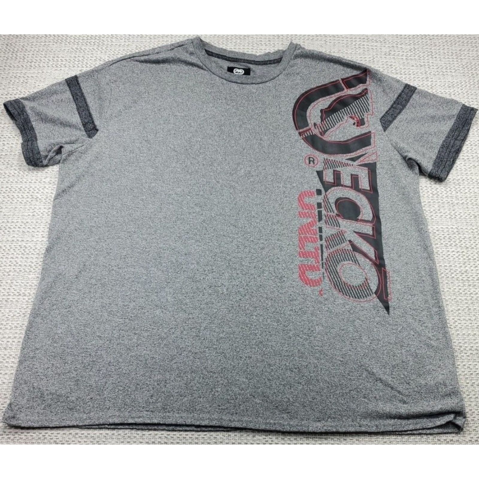 Ecko Unltd. Ecko Unltd T-Shirt Mens 3XL XXXL Short Sleeve Crew Neck 2 Tone Gray Rhino Logo Embroidered Graphic Tee Size US XXL / EU 58 / 5 - 2 Thumbnail