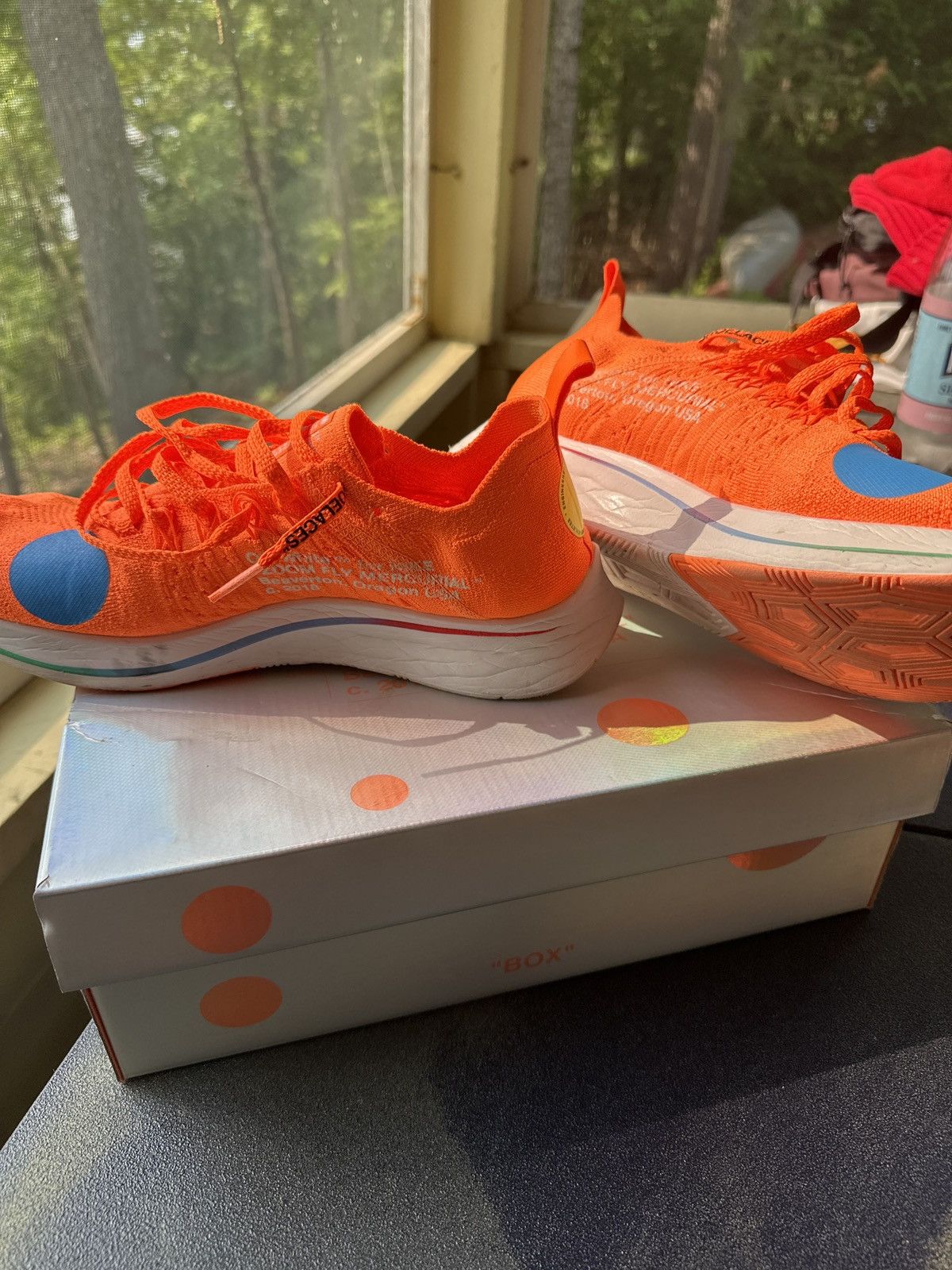 Nike × Off-White Off-White Zoom Fly Mercurial Size US 9 / EU 42 - 10 Thumbnail