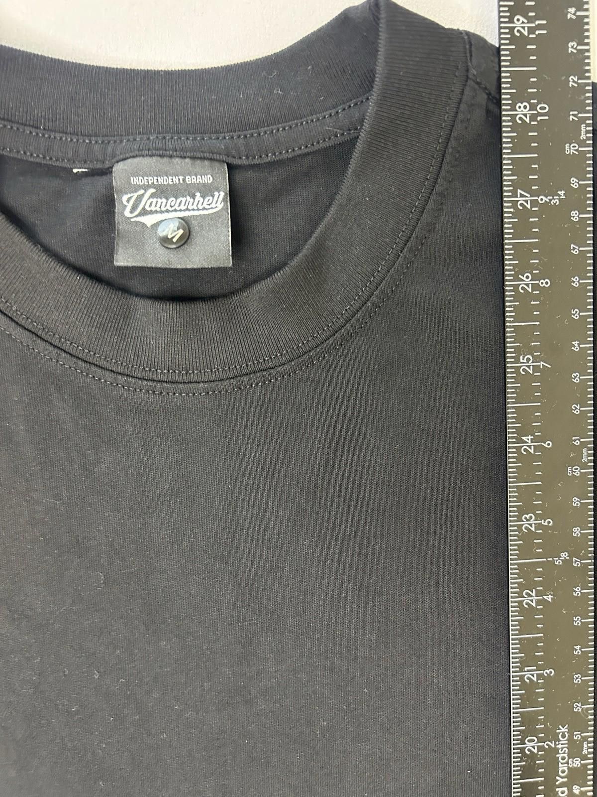 Anthony Vaccarello Vancarhell Distressed Grunge Black Shirt Medium Oversized Size US M / EU 48-50 / 2 - 4 Thumbnail