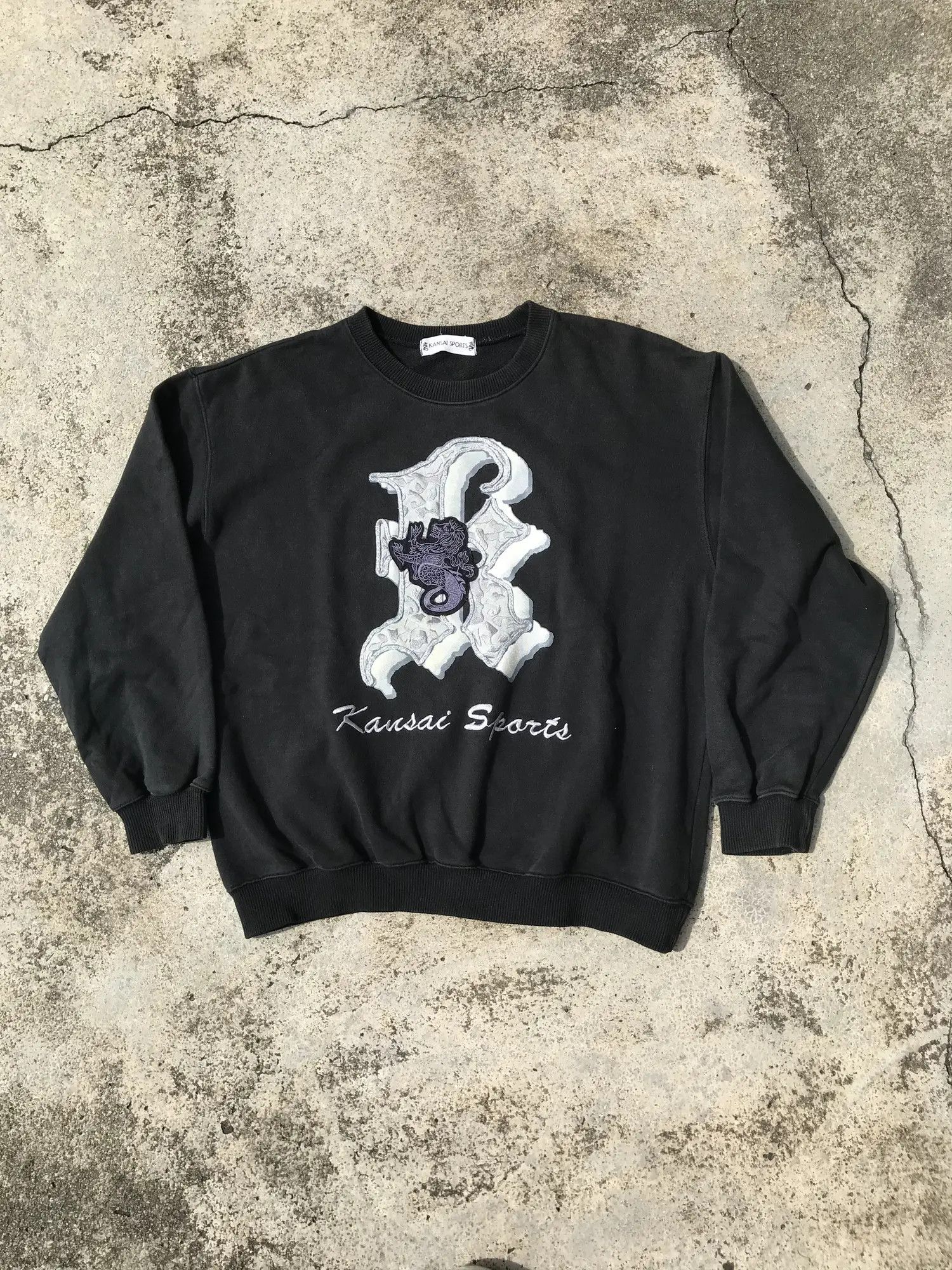 Kansai Yamamoto Yamamoto Big Logo Crew Shirts Size US M / EU 48-50 / 2 - 4 Thumbnail
