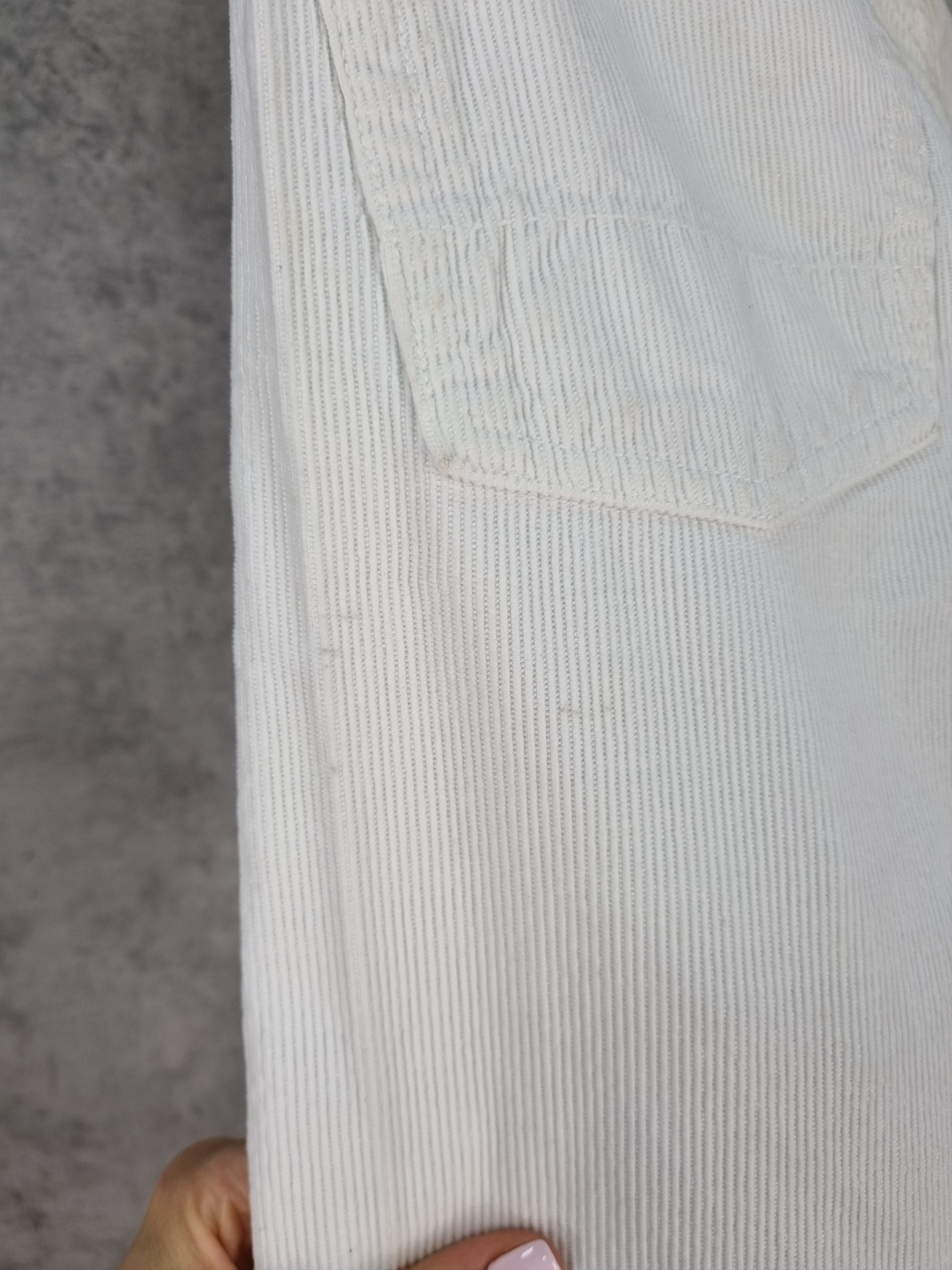 Stone Island × Vintage Dirty Corduroy Stone Island White Slim Fit Pants Size US 31 - 20 Thumbnail