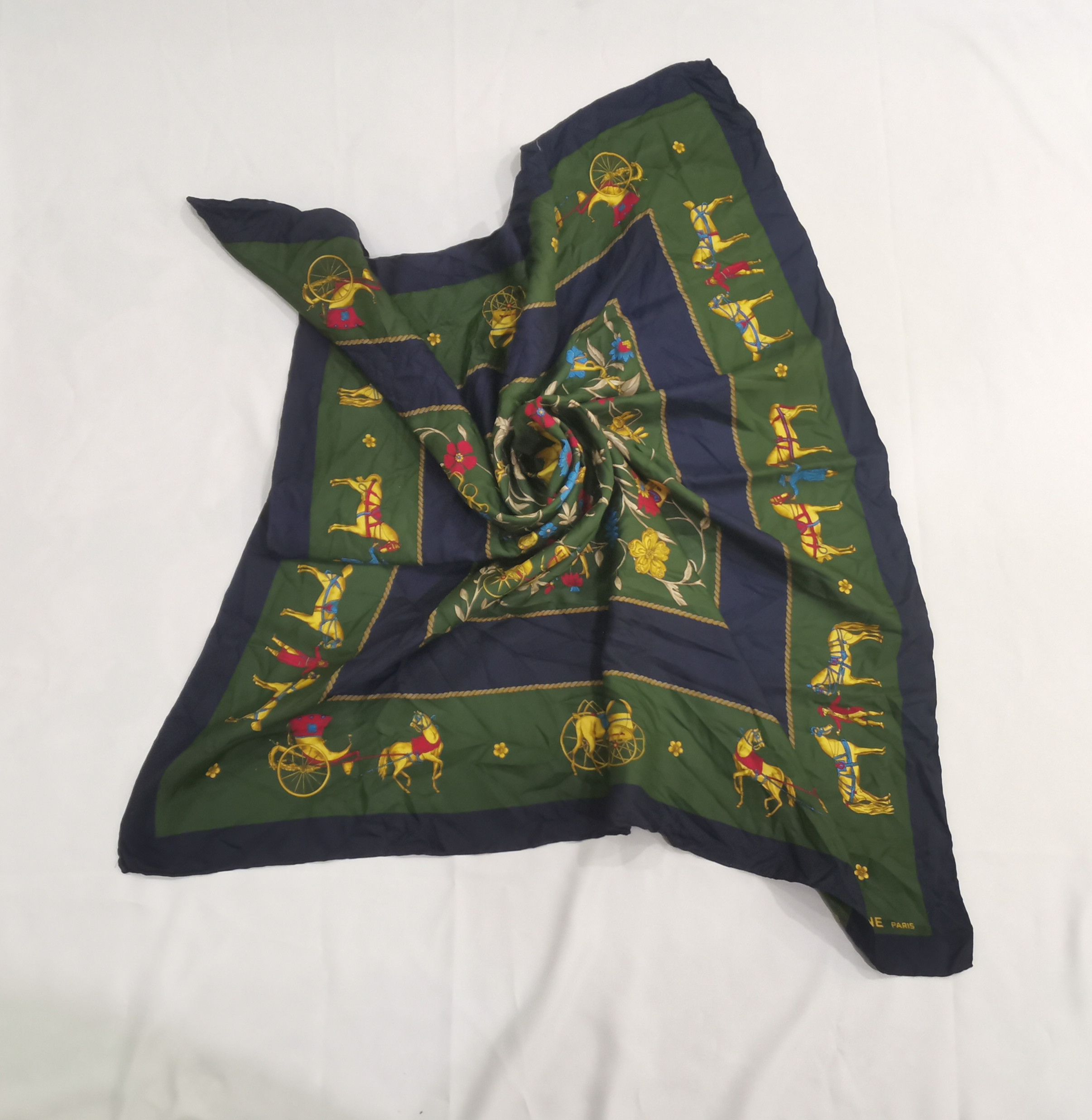 Celine × Vintage Rare vintage Celine Paris scarves luxury design Size ONE SIZE - 2 Thumbnail