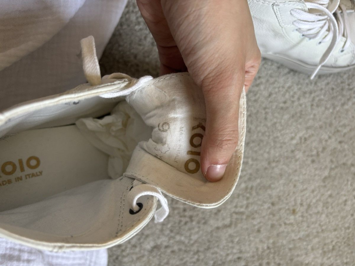 Koio Koio Women’s Court in Chalk Distressed Sneakers in White Size US 9 / IT 39 - 6 Thumbnail