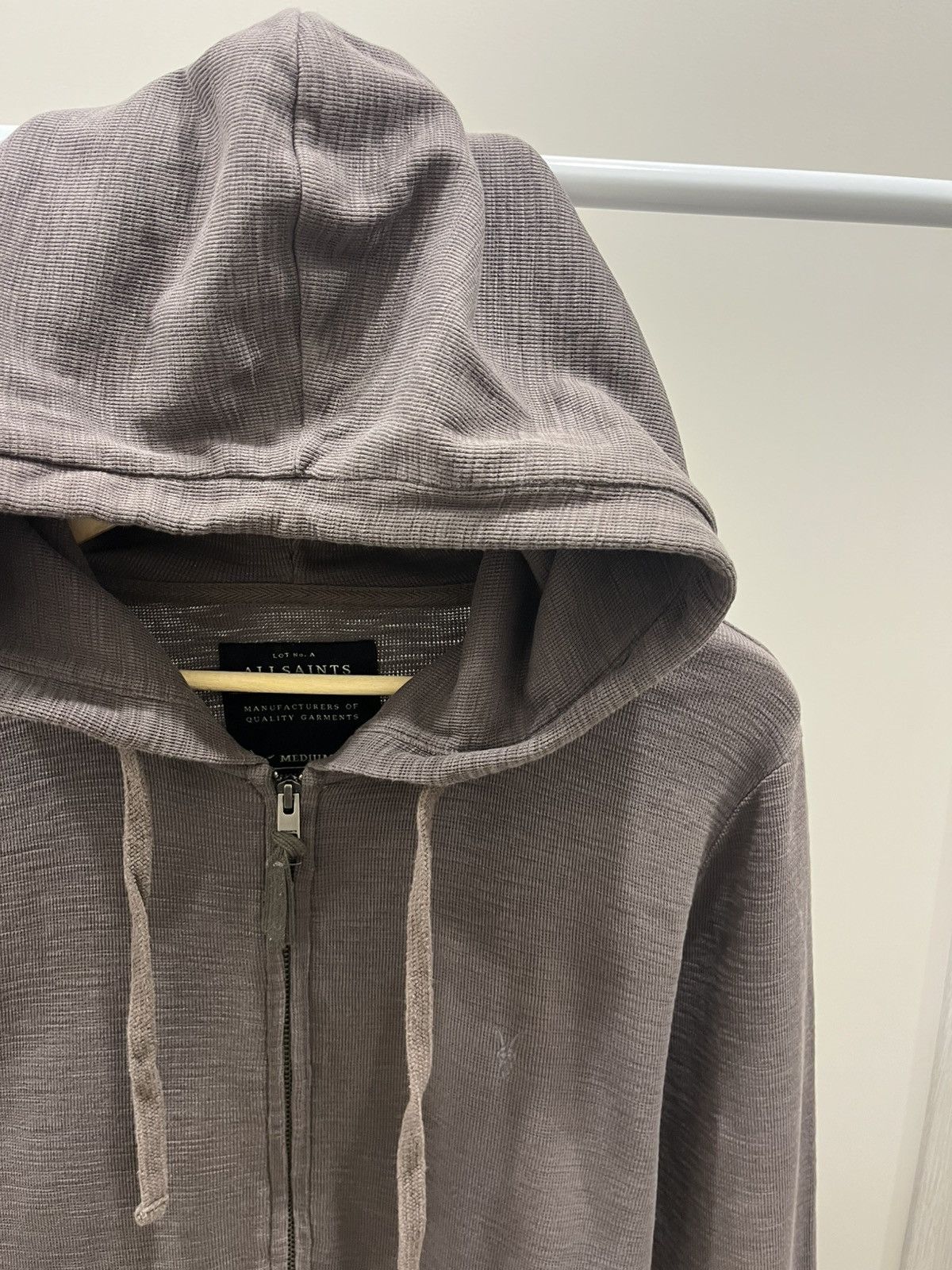 Allsaints Vintage Allsaints Zip Hoodie M Brown Size US M / EU 48-50 / 2 - 2 Thumbnail