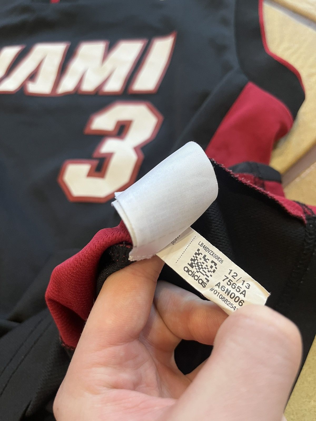 Adidas × NBA Adidas Miami Heat #3 Dwyane Wade NBA Jersey Size US S / EU 44-46 / 1 - 10 Thumbnail