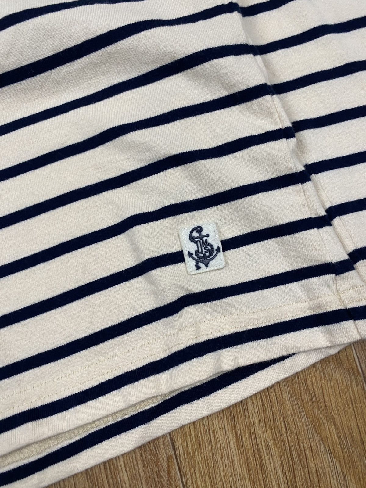 Quaker Marine Supply × Vintage Quaker Marine Supply Stripe Long Sleeve t-shirt Size US S / EU 44-46 / 1 - 3 Thumbnail