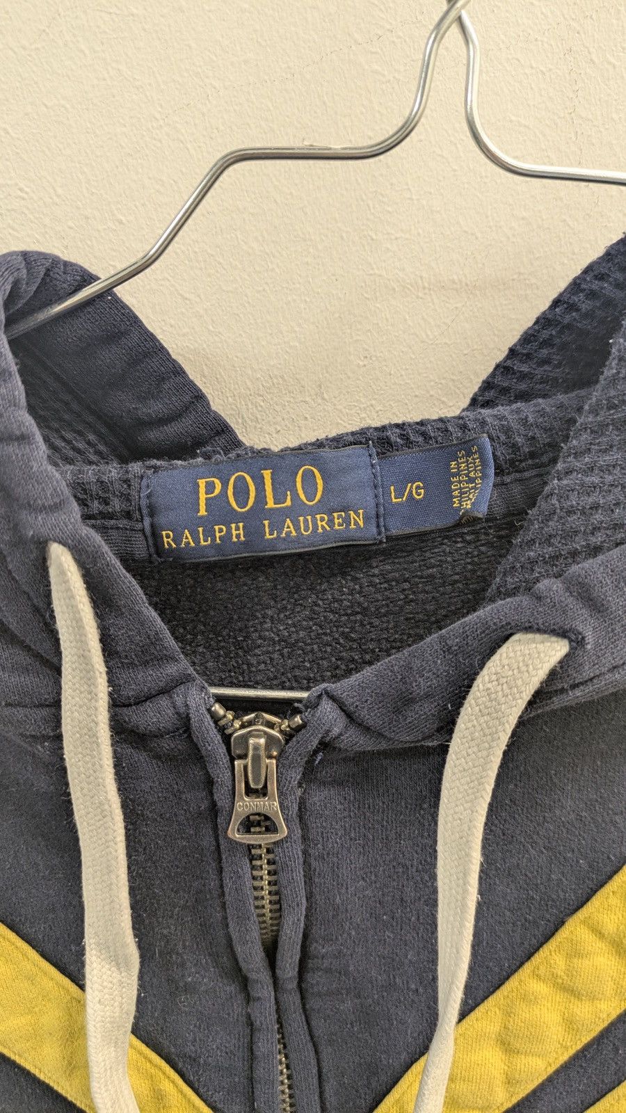 Polo Ralph Lauren Vintage Polo Ralph Lauren Zip-Up Hoodie Size US L / EU 52-54 / 3 - 3 Thumbnail