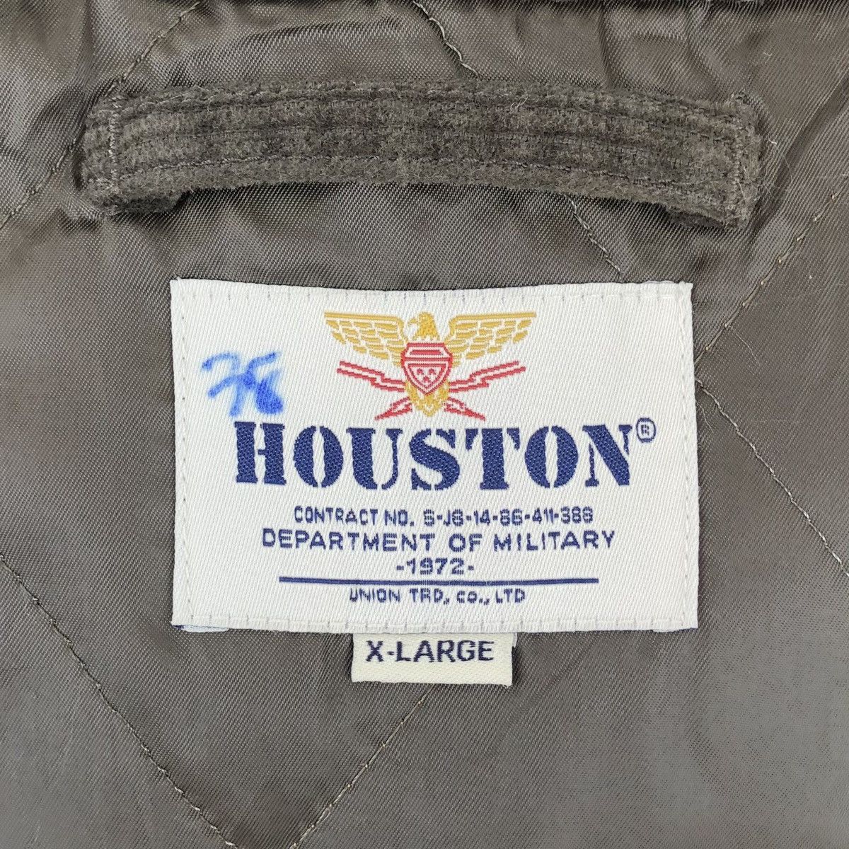 Vintage VTG Houston US Marine Corps Military Conduray Coach Jacket Size US XL / EU 56 / 4 - 19 Thumbnail