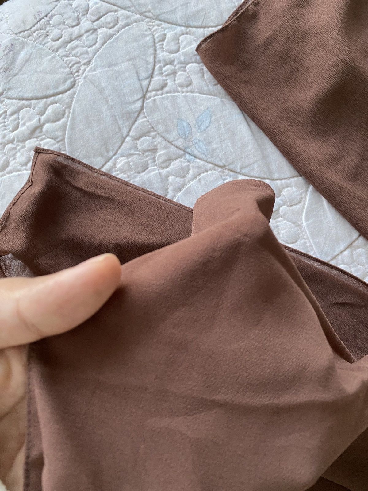 Other VOILE CHIC Chiffon Mocha Brown Hijab Scarf For Women Size ONE SIZE - 5 Thumbnail