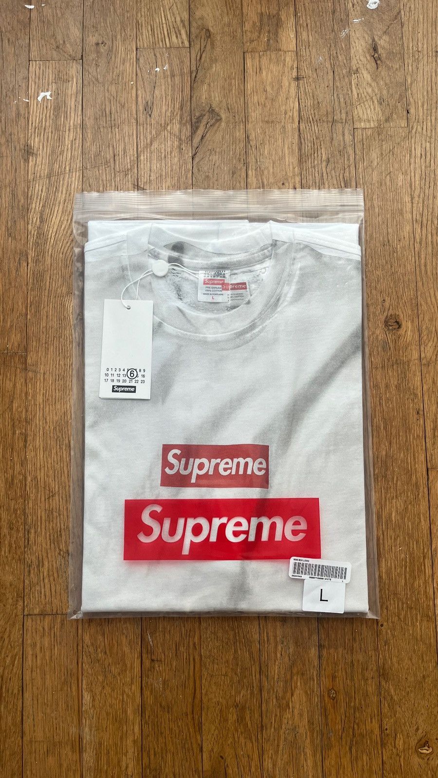 Supreme Supreme x Maison Margiela Box Logo Tee | Grailed