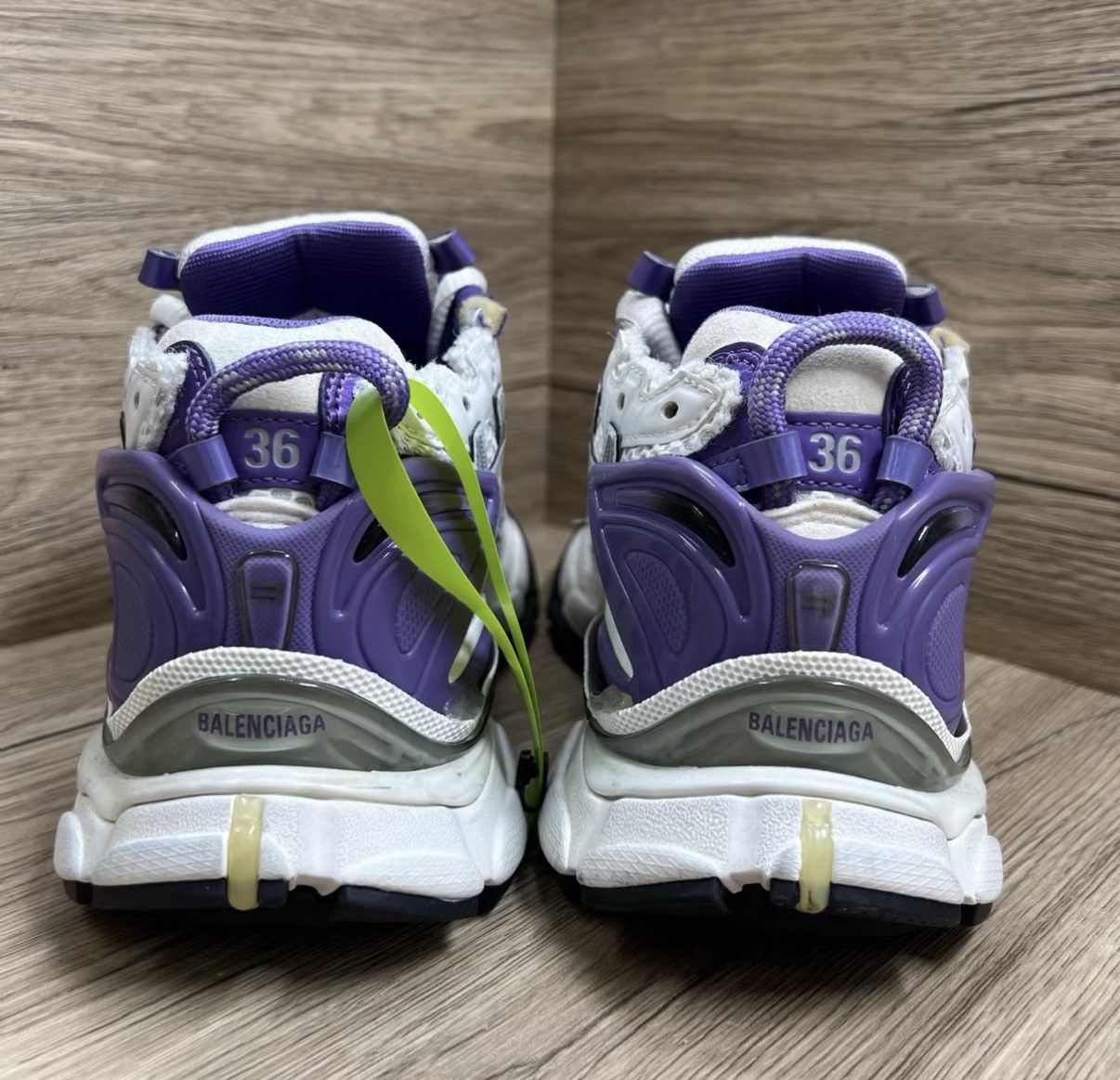Balenciaga Balenciaga Runner White & Purple Vintage Sneakers J41 Size US 6 / IT 36 - 4 Thumbnail