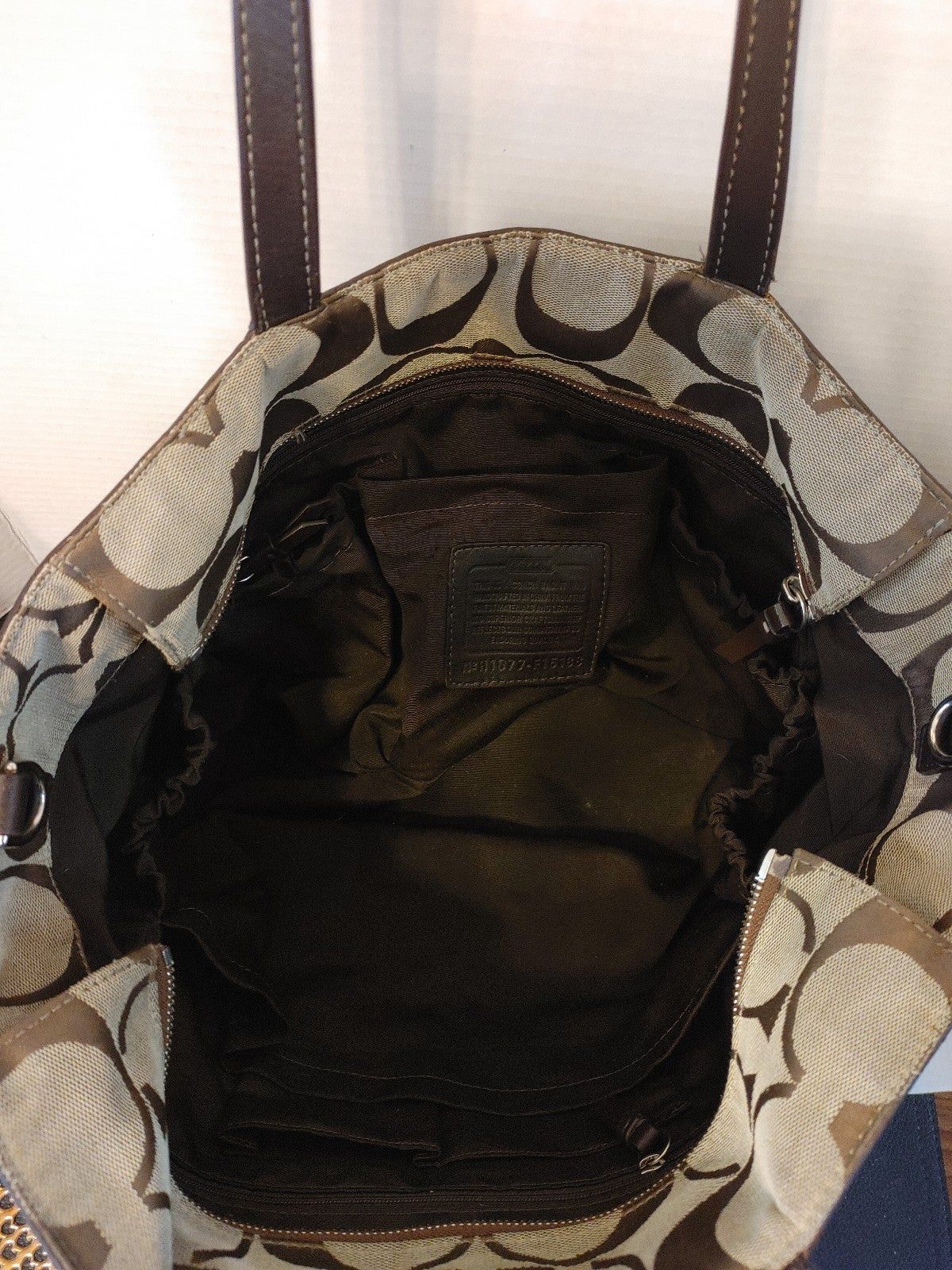 Coach Coach Signature Jacquard F15188 Size ONE SIZE - 5 Thumbnail