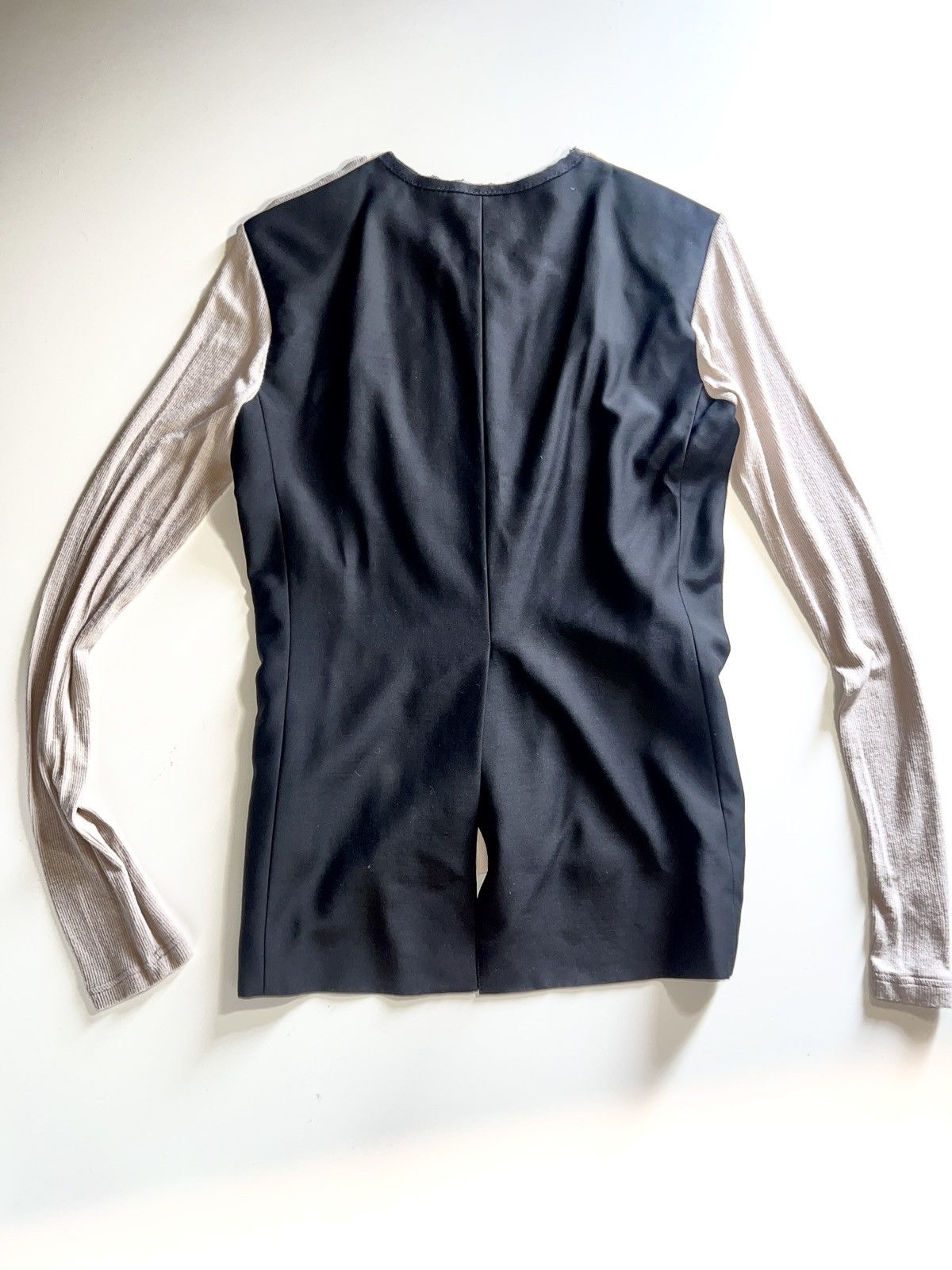 Raf Simons "long-sleeve knit with different front and back. Size US S / EU 44-46 / 1 - 2 Thumbnail