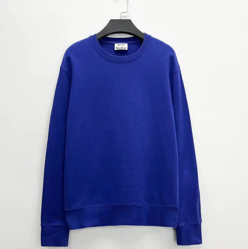 Acne Studios Acne Studios Spring Autumn Blue Cotton Blend Sweatshirt Size S / US 4 / IT 40 - 1 Thumbnail