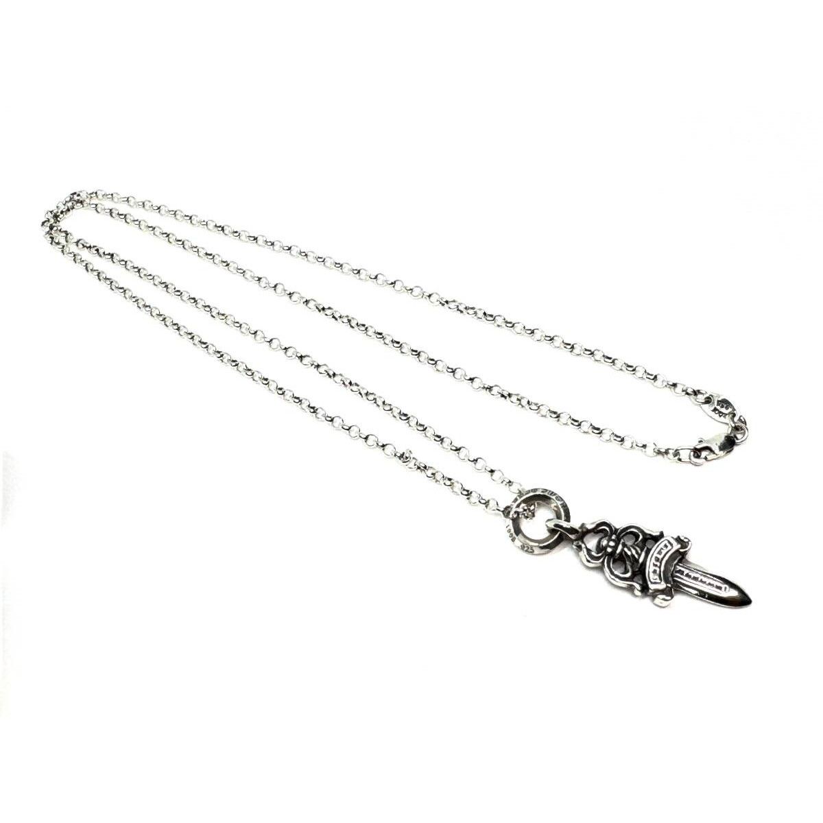 Chrome Hearts Chrome Hearts Dagger Charm Roll Chain 925 Silver Size ONE SIZE - 2 Thumbnail