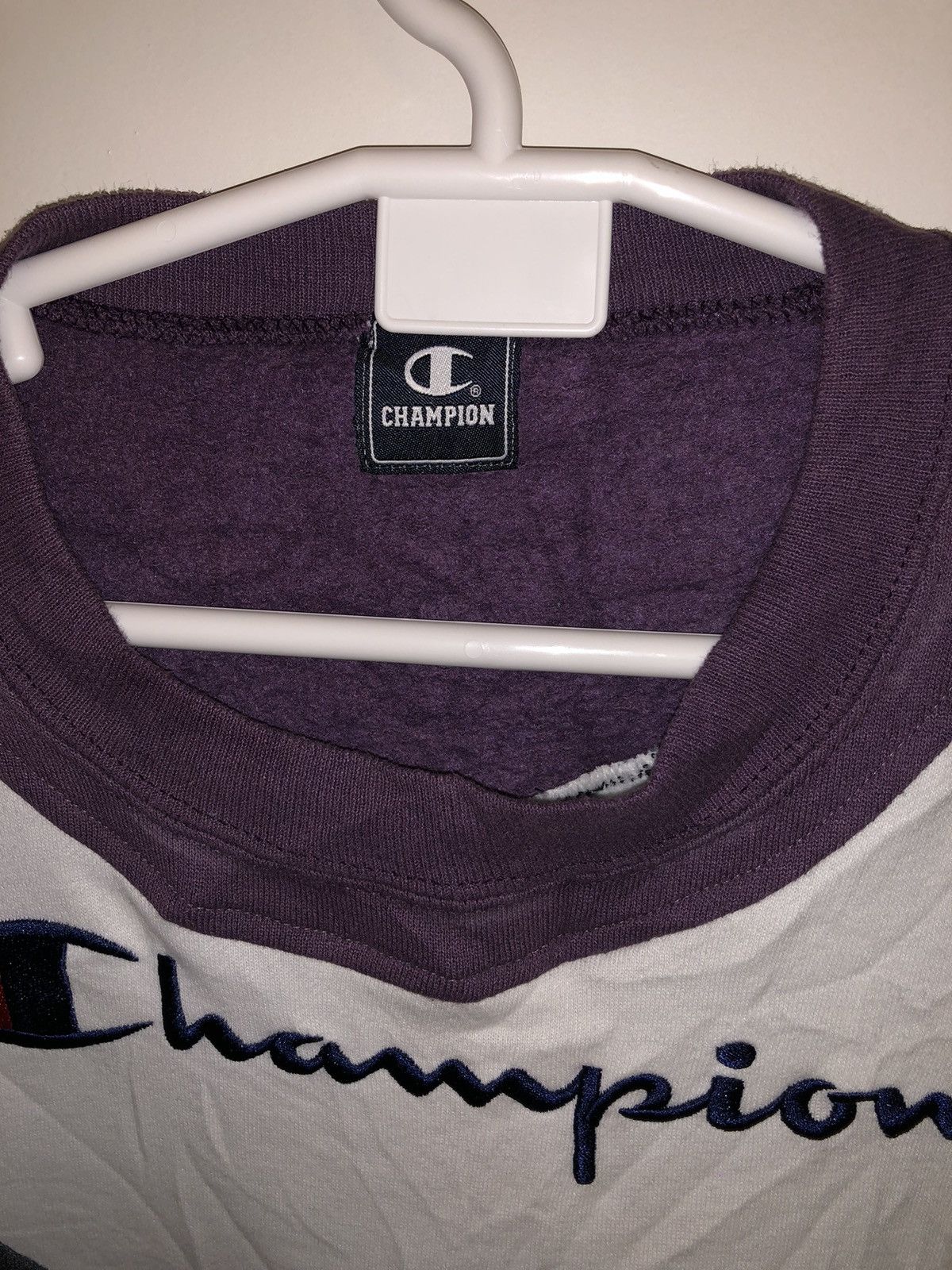 Champion × Vintage Purple Champion Vintage Sweatshirt Size US L / EU 52-54 / 3 - 3 Thumbnail
