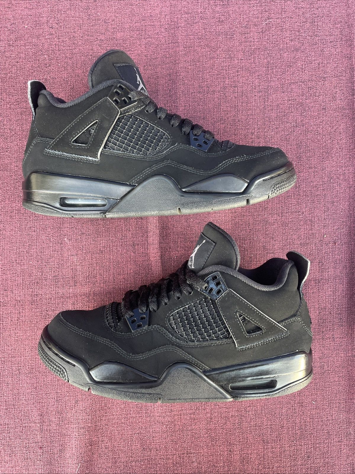 Jordan Brand × Nike Jordan 4 Black Cat gs 2020 Size 7y/8.5w Size US 8.5 / IT 38.5 - 2 Thumbnail