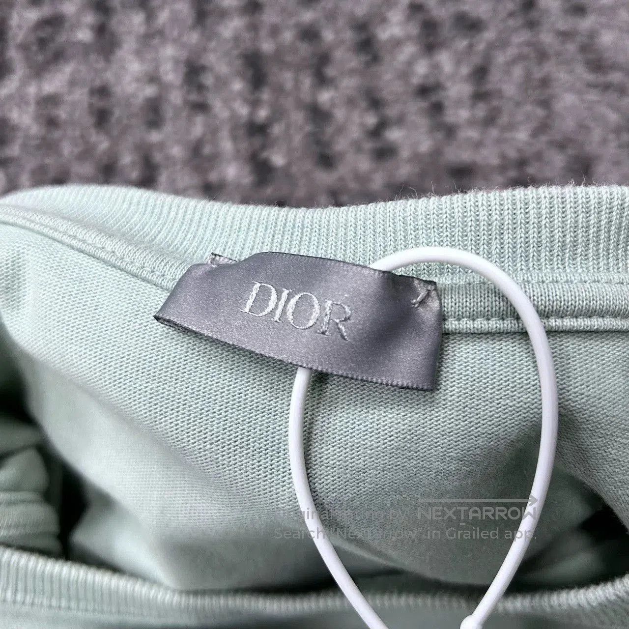Dior dior embroidered logo mint green t-shirt. Size US M / EU 48-50 / 2 - 4 Thumbnail
