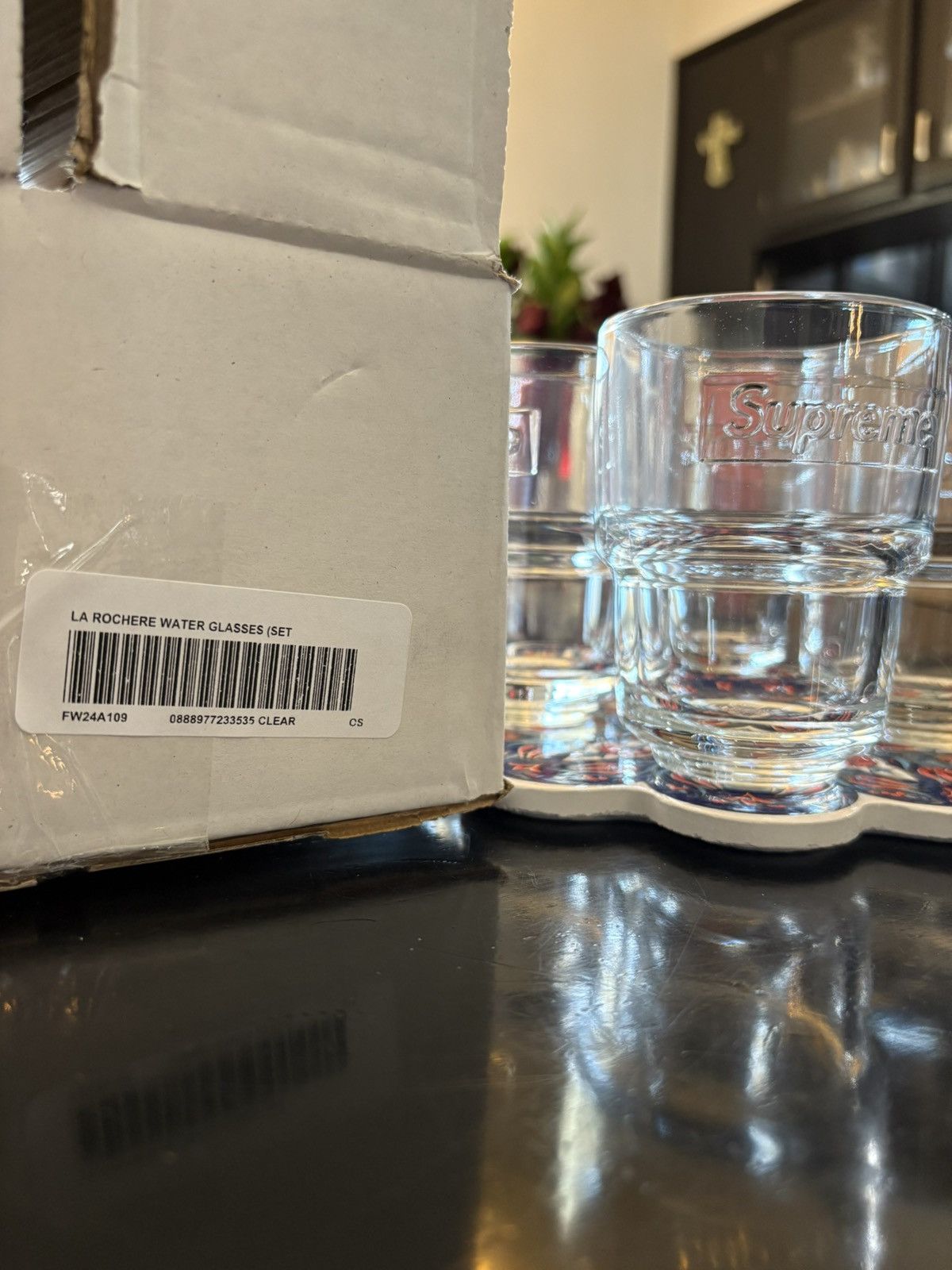 Supreme Supreme x La Rochere Water Glasses (set of 4) Size ONE SIZE - 3 Thumbnail