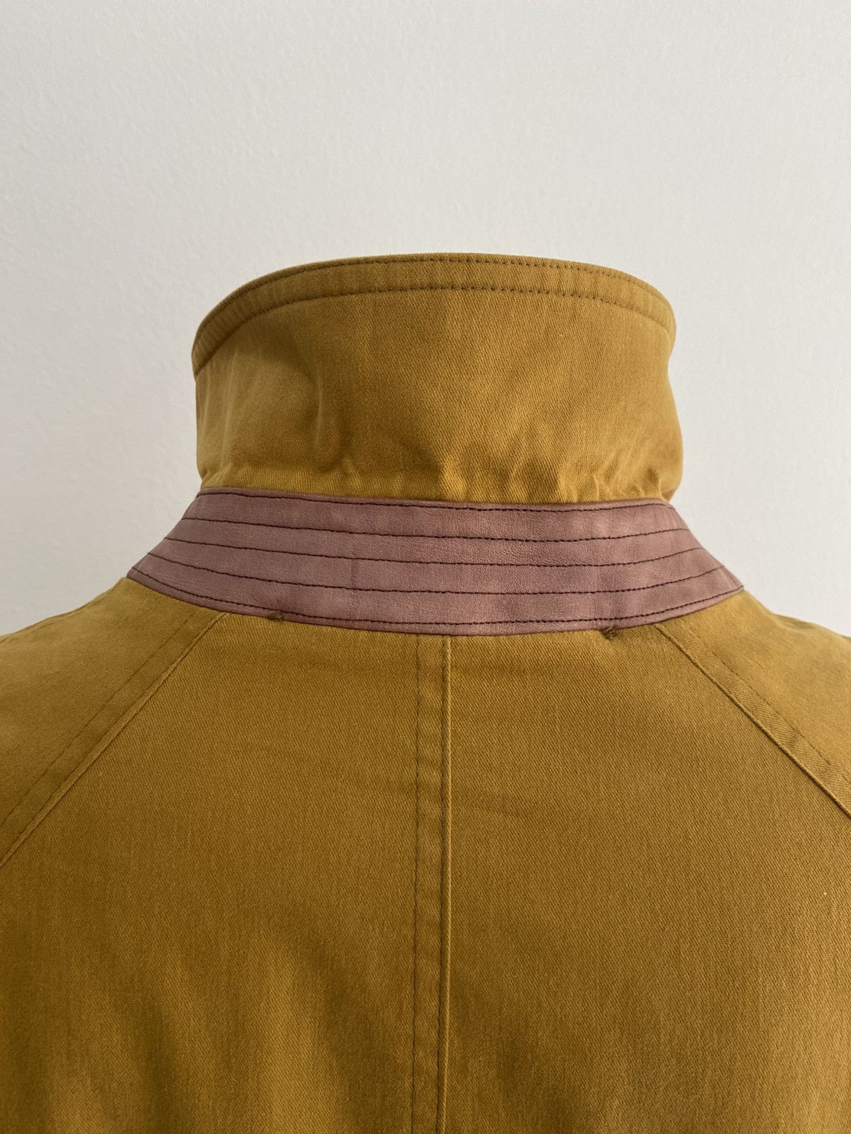 Yves Saint Laurent Yves Saint Laurent Vintage Oversized Mustard Coat Size US XL / EU 56 / 4 - 4 Thumbnail