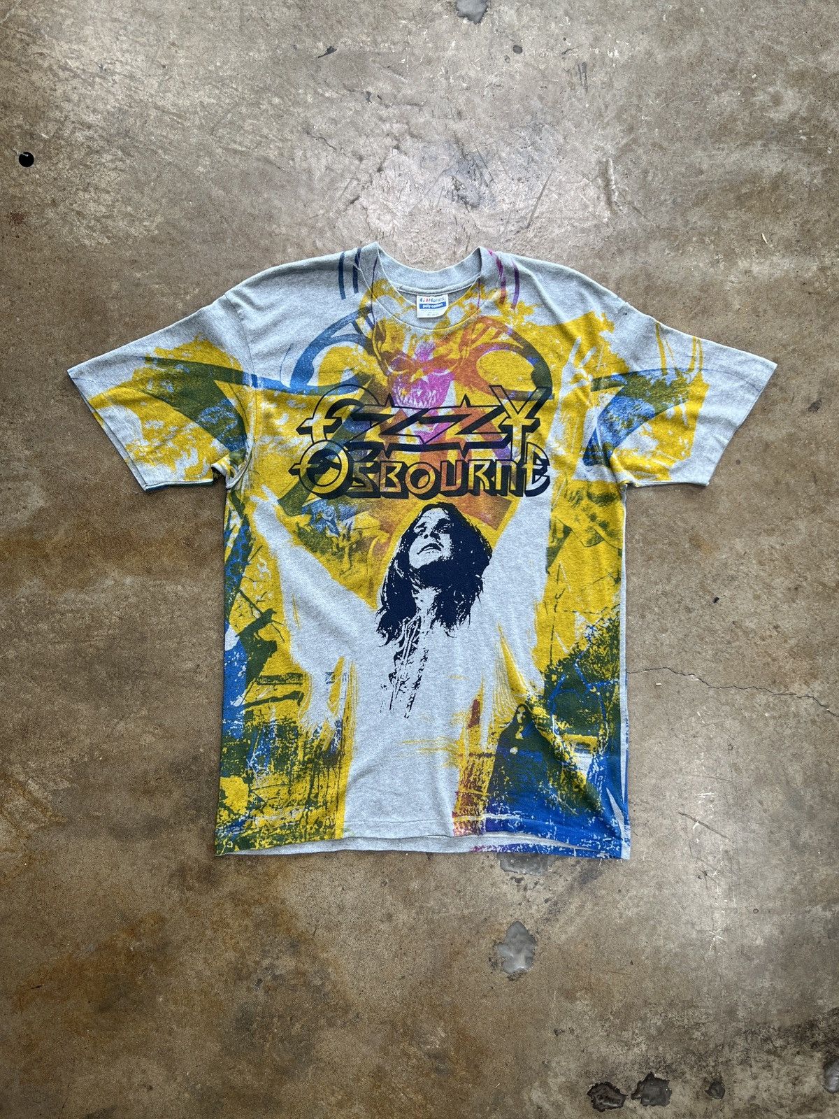 Band Tees Vintage 1991 Ozzy Osbourne Diary of a Madman AOP Tee XL Size US XL / EU 56 / 4 - 2 Thumbnail