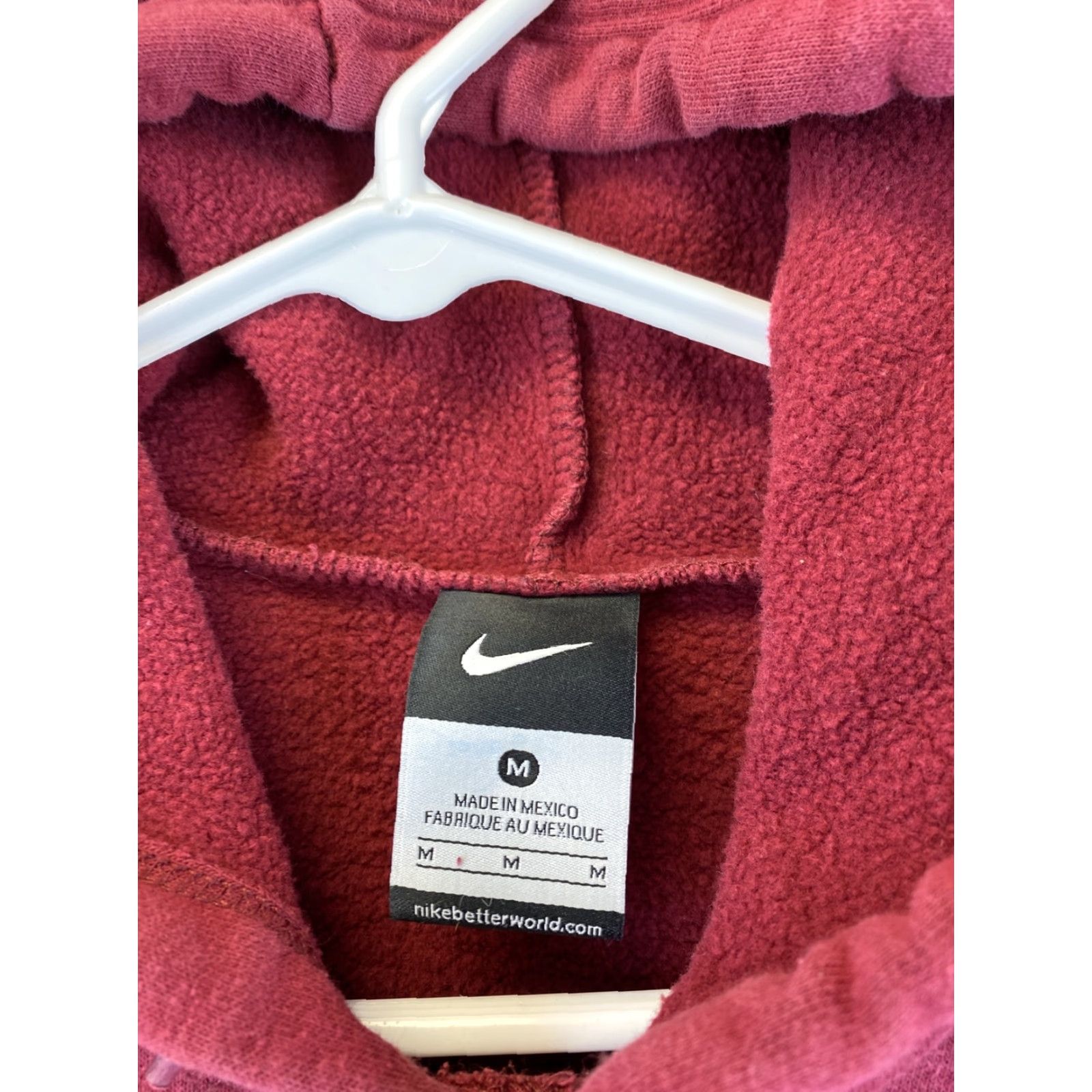 Nike VINTAGE Nike Wrestling Sweatshirt Men M Burgundy 60-15 Chatfield Logo Pullover Mens Wrestling Apparel Size US M / EU 48-50 / 2 - 3 Thumbnail