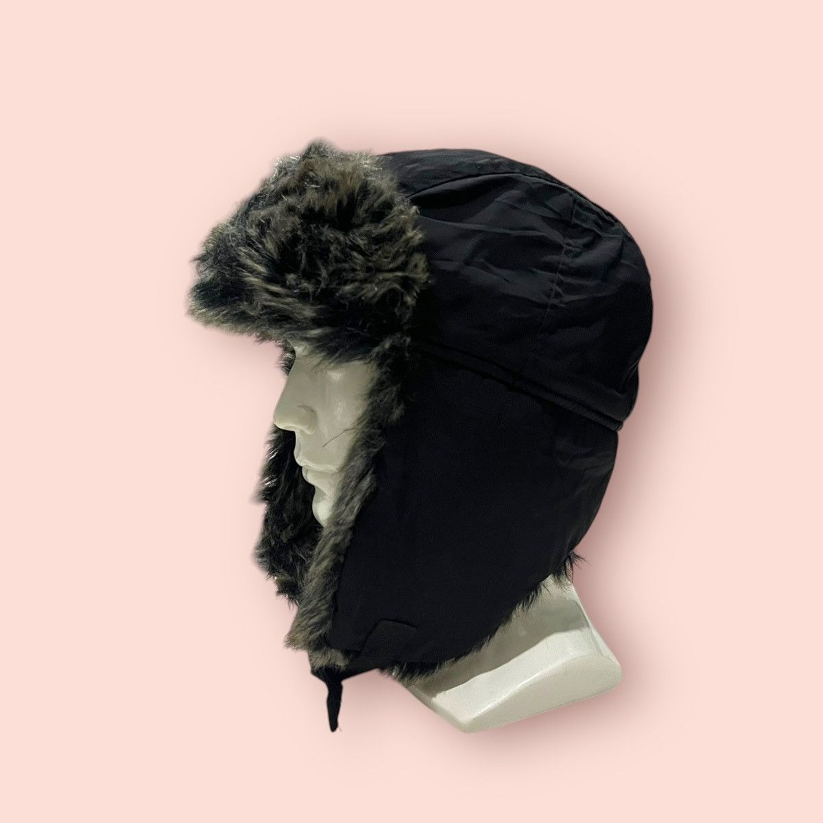 H&M × Vintage VINTAGE H&M FUR TRAPPER HAT ALT BEANIE Size ONE SIZE - 6 Thumbnail