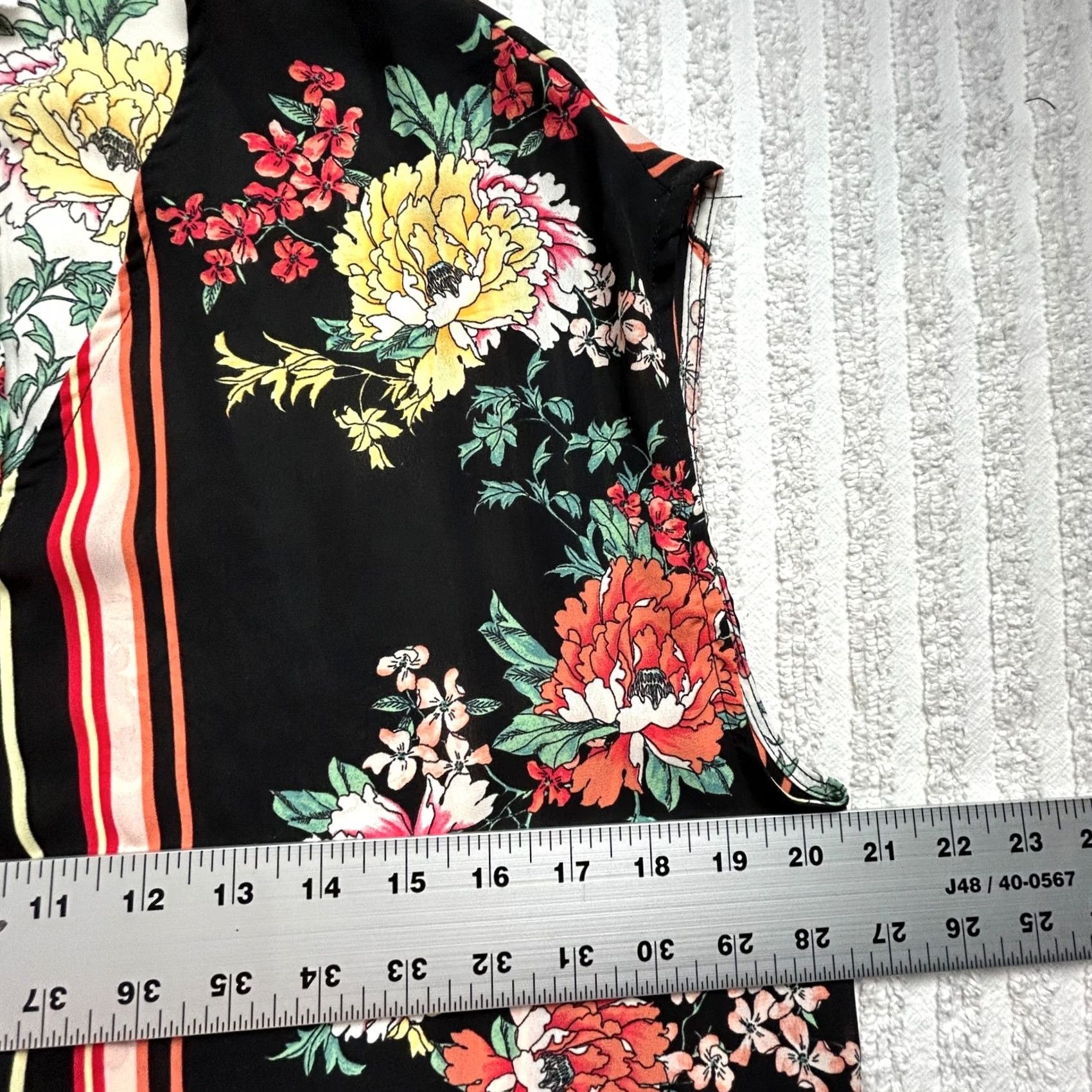 Anthropologie Anthropologie dRA Women's Small Black White Floral Camilla Belted Shift Dress Shirt Womens XS? Size S / US 4 / IT 40 - 6 Thumbnail
