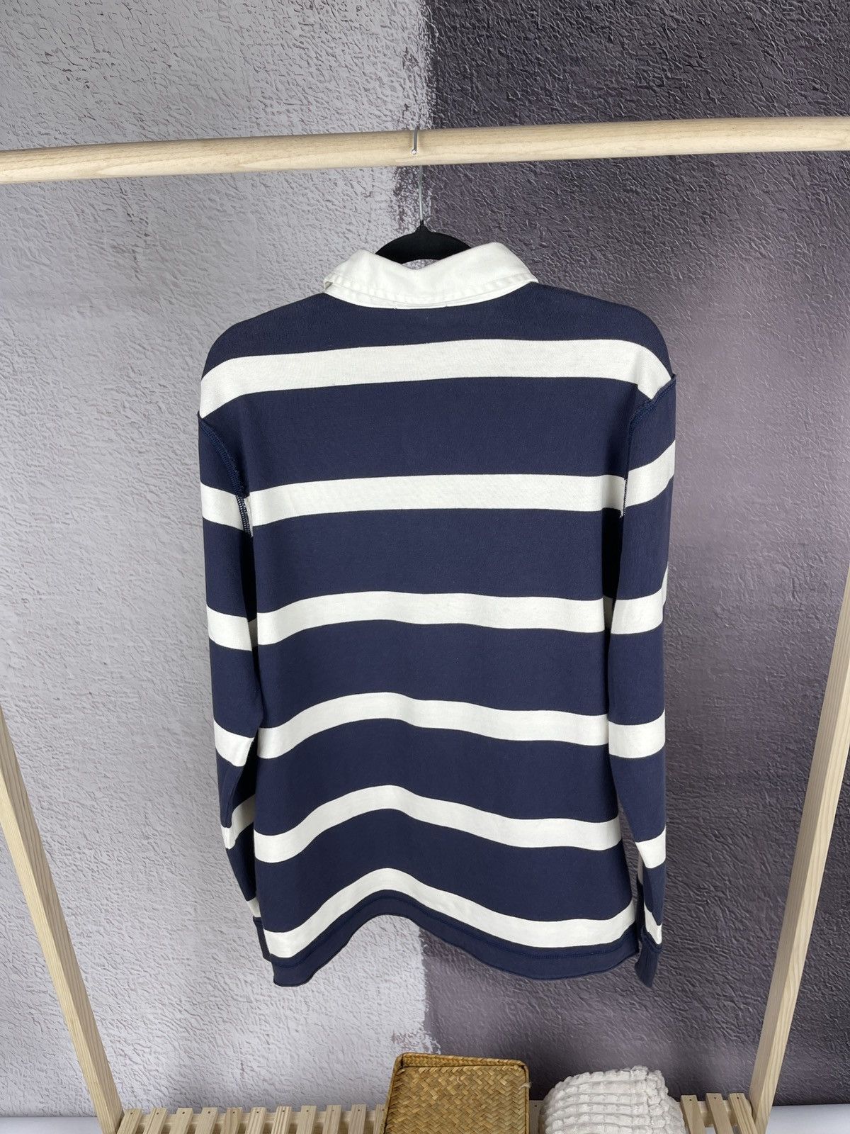 Polo Ralph Lauren Polo Jeans Company Ralph Lauren vintage striped rugby polo Size US L / EU 52-54 / 3 - 14 Thumbnail