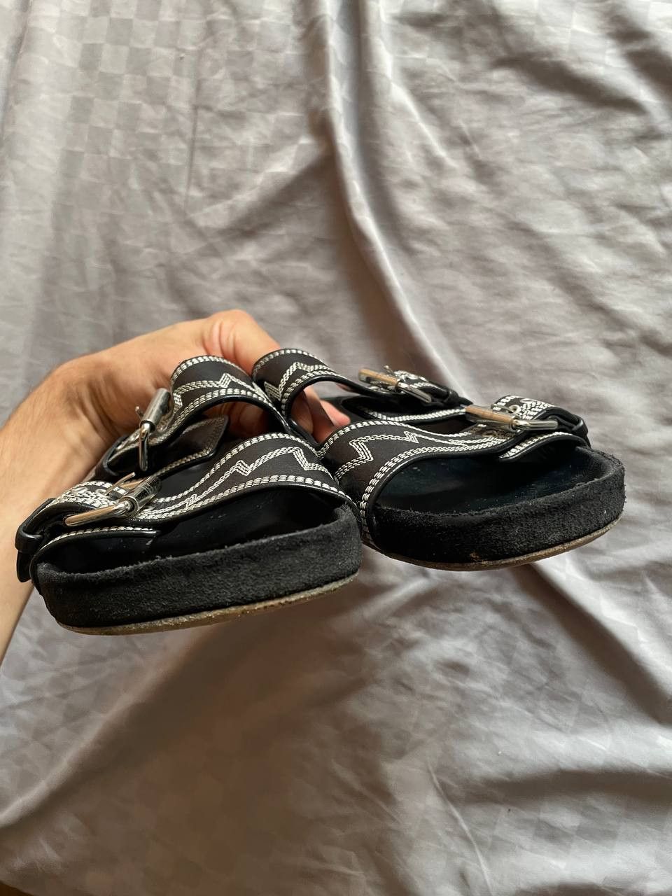 Isabel Marant Isabel marant shoes Sandals Black Leather Size US 10 / IT 40 - 7 Thumbnail