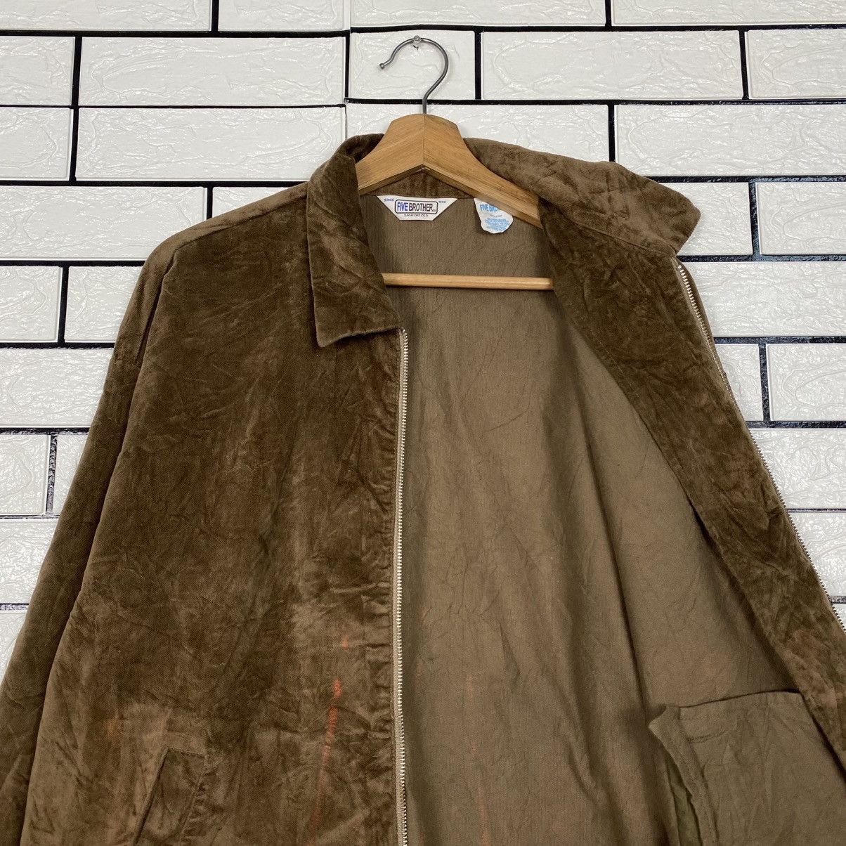 FiveBrother 📌Vintage Bomber Jacket Fivebrother Union Made Size US L / EU 52-54 / 3 - 13 Thumbnail