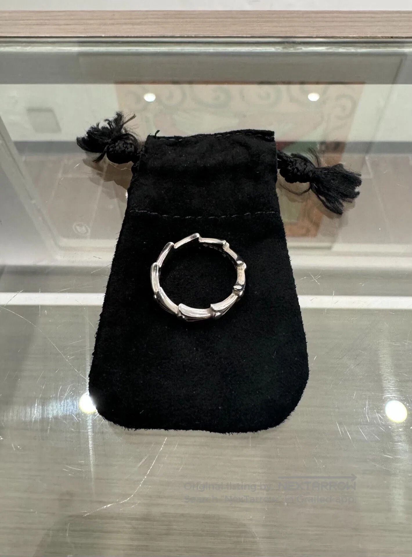 Chrome Hearts Chrome Hearts Fishbone Silver Ring. Size ONE SIZE - 1 Thumbnail
