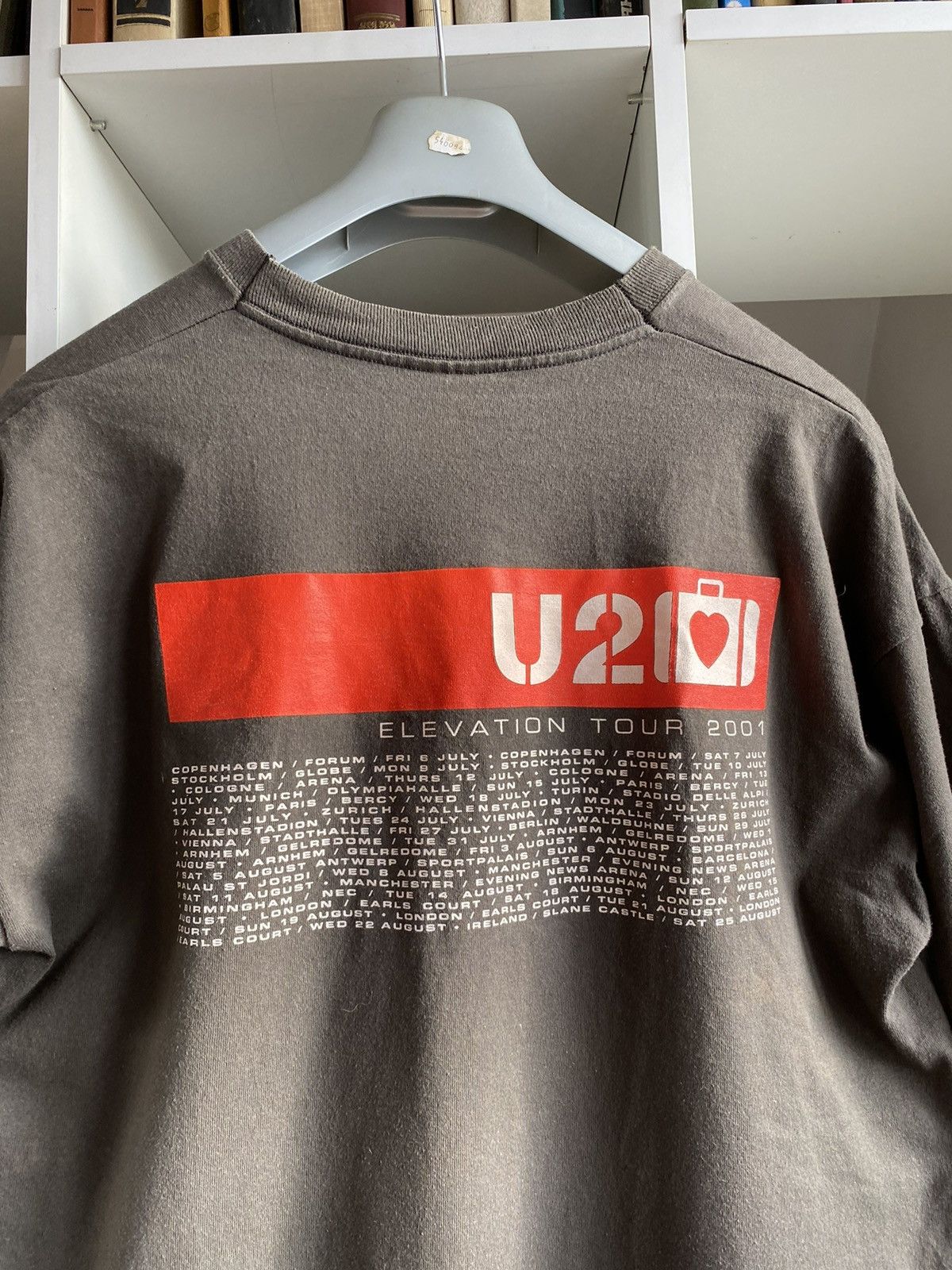 Band Tees × Vintage Vintage 2001 U2 Elevation Tour Tee Size US XL / EU 56 / 4 - 6 Thumbnail
