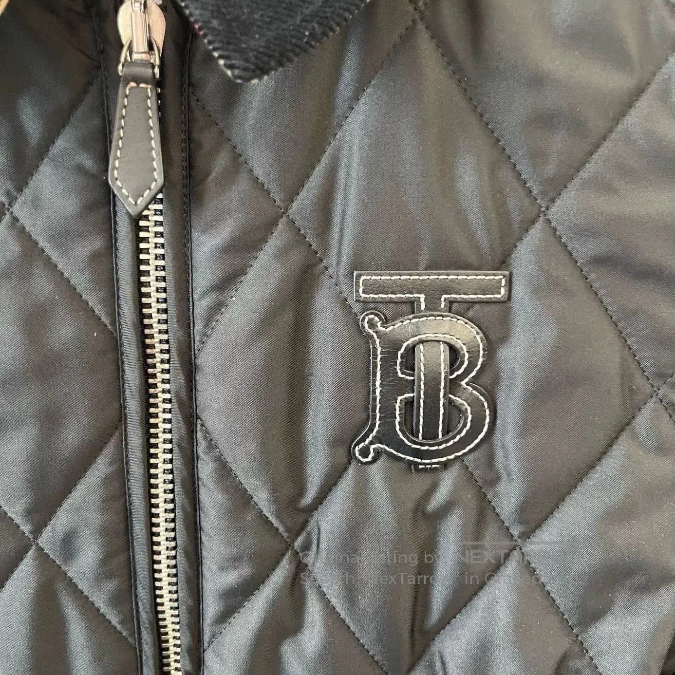 Burberry Burberry Quilted Black Cotton Coat XS. Size US XS / EU 42 / 0 - 3 Thumbnail