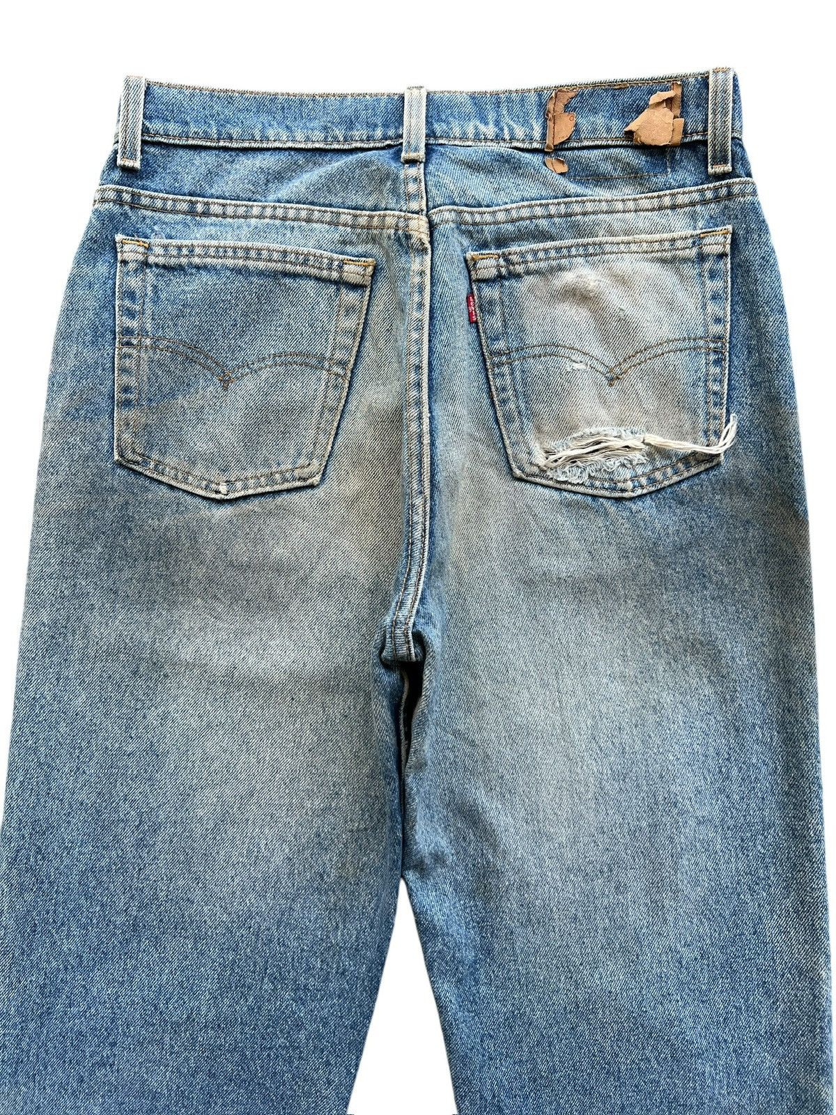 Levi's Vintage 90s Levi’s 525 Distressed Denim Jeans 33x31.5 Size US 33 - 5 Thumbnail