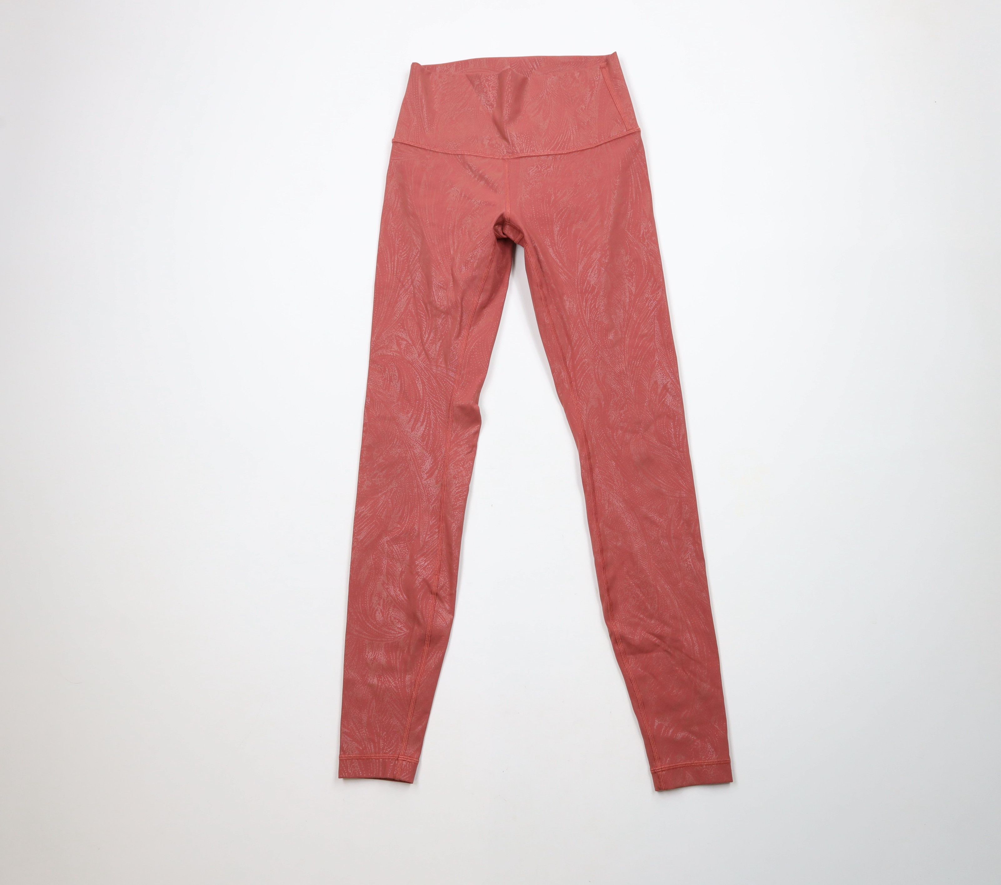 Lululemon × Vintage Lululemon Wunder Under High Rise Cropped Pants Leggings Pink Size 27" / US 4 / IT 40 - 1 Thumbnail