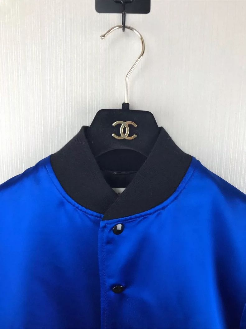 Saint Laurent Paris Saint Laurent Silk Shark Bomber Jacket- Size US M / EU 48-50 / 2 - 5 Thumbnail