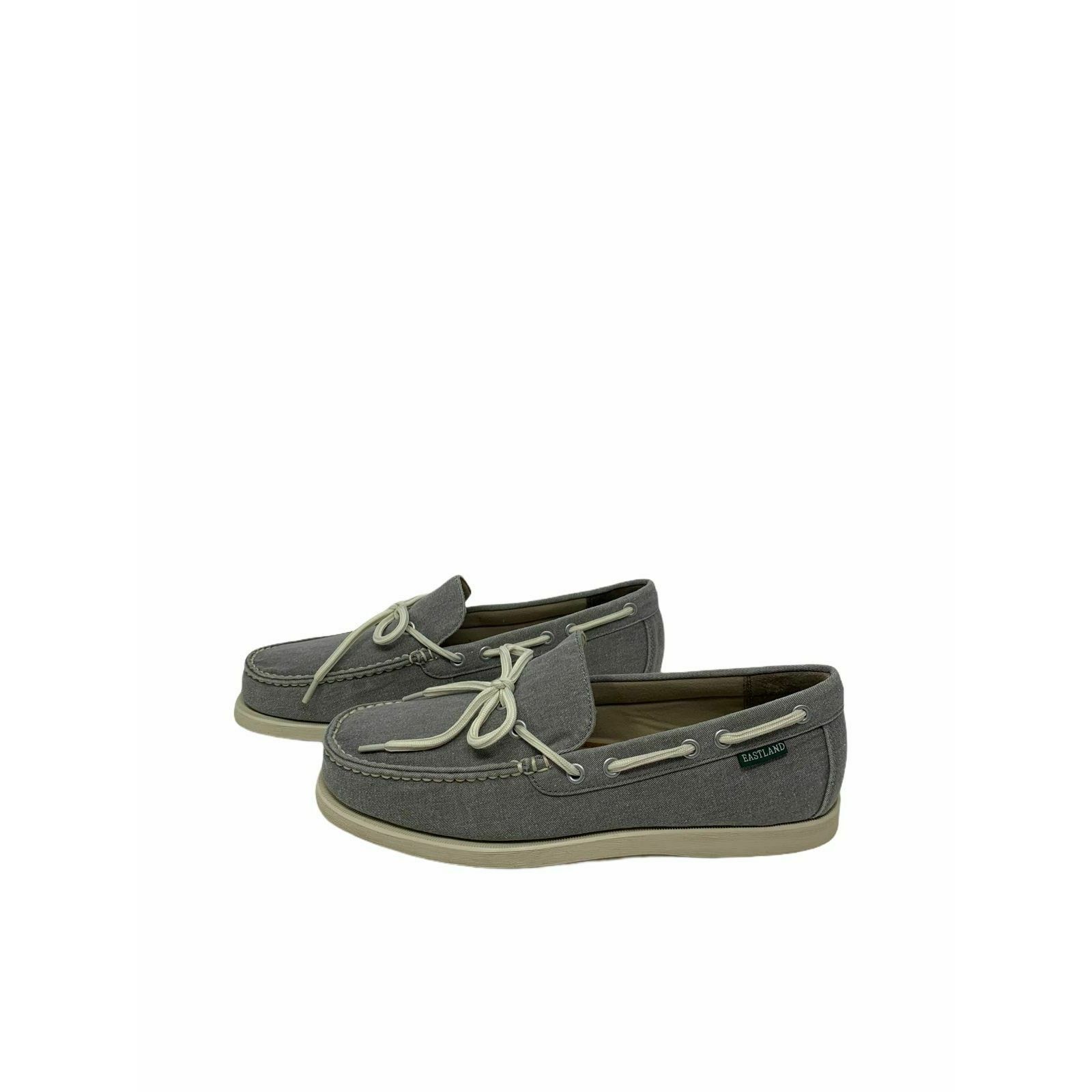 Eastland Eastland Men's Grey Yarmouth Canvas Boat Shoes 8D Size US 8 / EU 41 - 7 Thumbnail