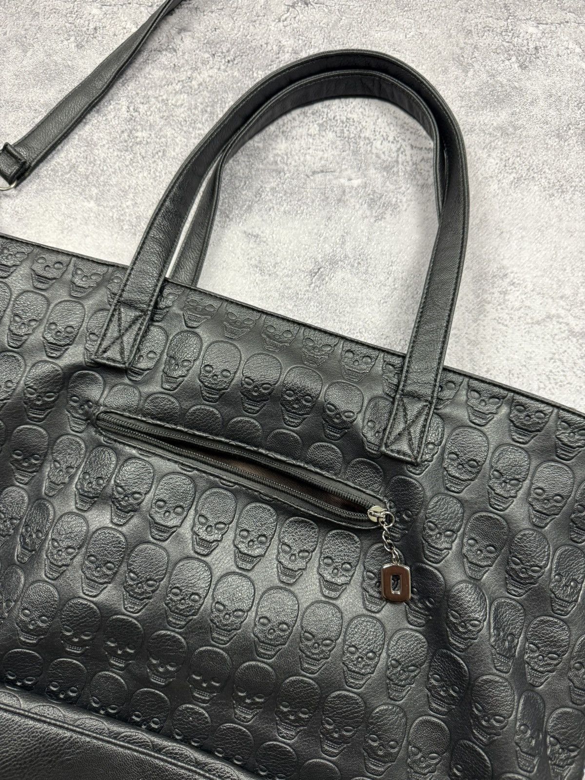 Hysteric Glamour Vintage Punk Avant Garde Bag Skull Rhinestones Y2K Style Size ONE SIZE - 14 Thumbnail