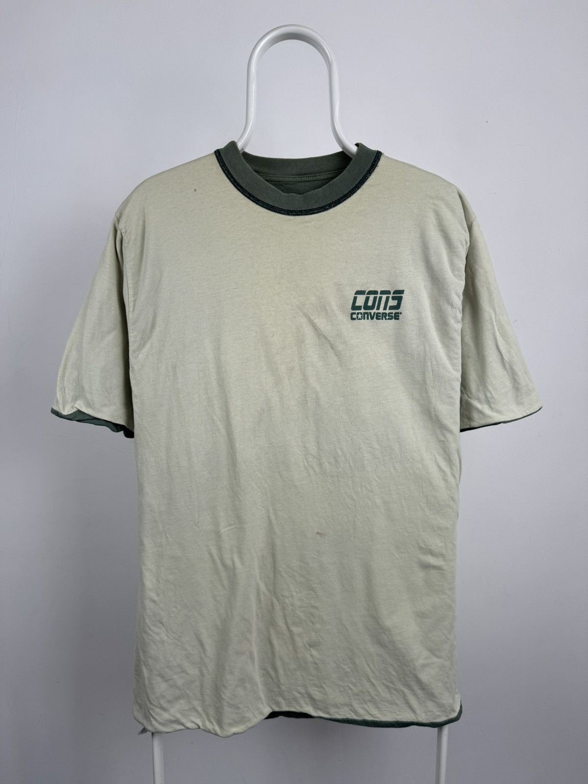 Converse Vintage Cons Converse 2 Sides Big Logo Tee Shirt Size US XXL / EU 58 / 5 - 2 Thumbnail