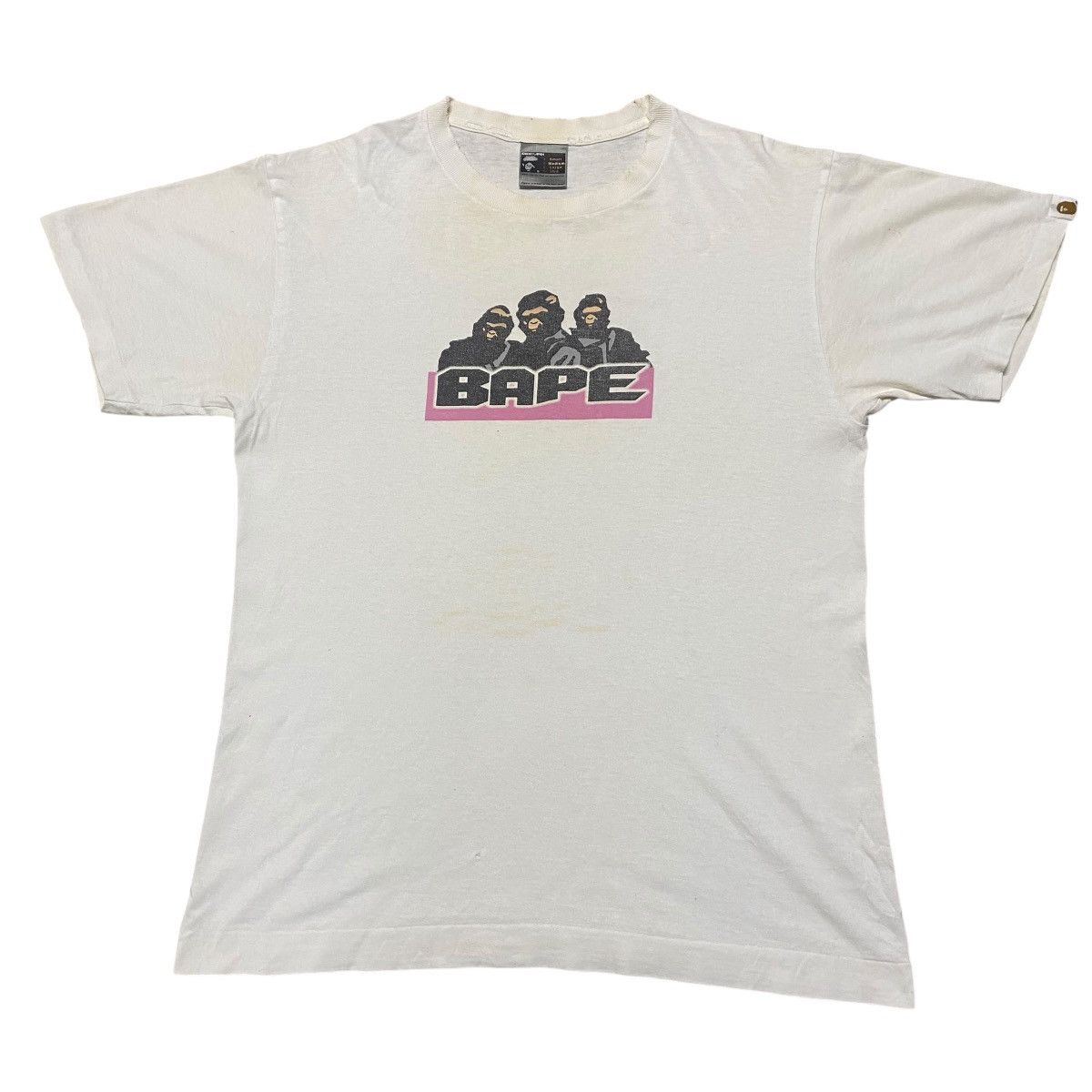 Bape Vintage 90s Bape Shirt Distressed Size US M / EU 48-50 / 2 - 1 Thumbnail