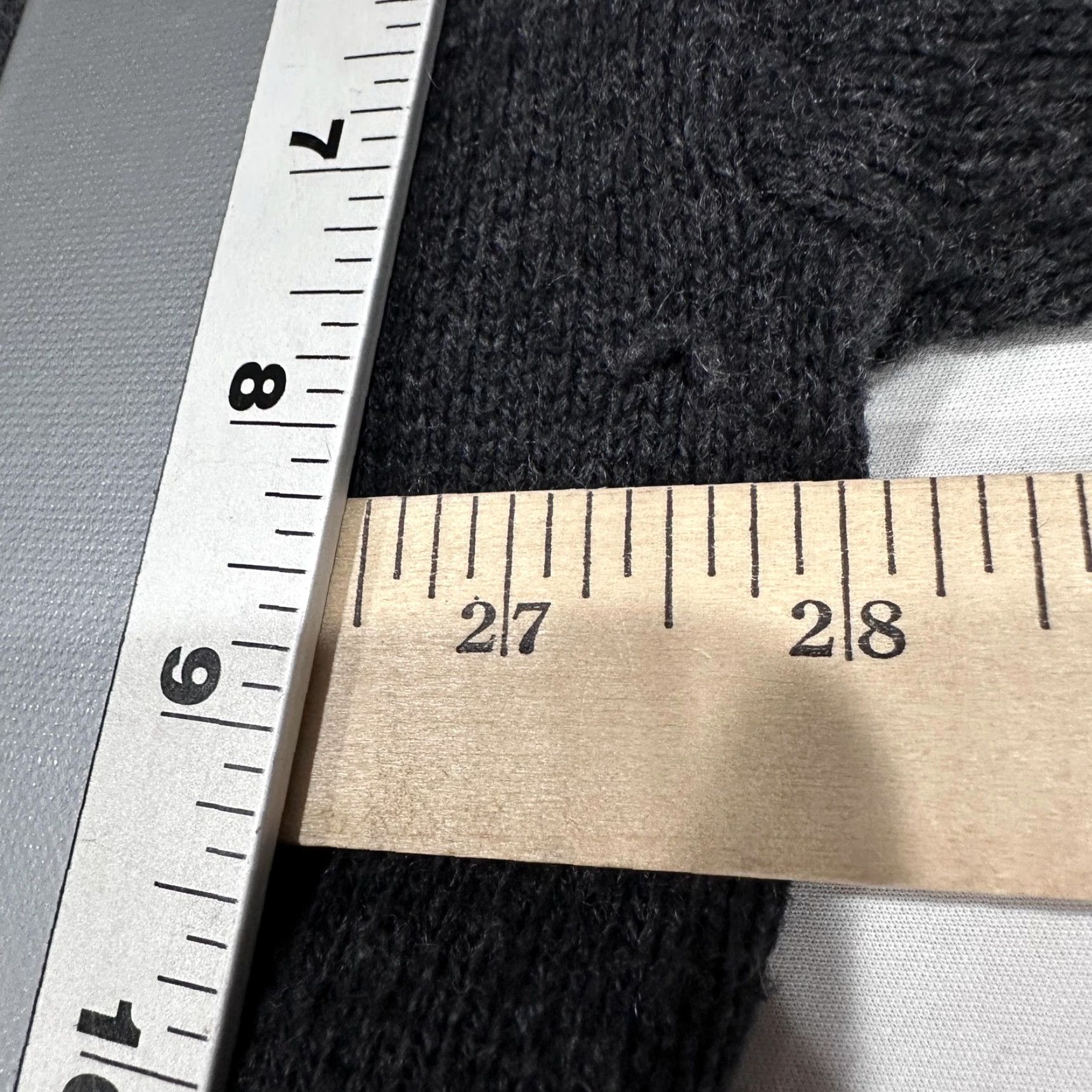 Eileen Fisher EILEEN FISHER Cardigan Sweater Womens XL Gray Cotton Cashmere Mock Neck Pockets Size XL / US 12-14 / IT 48-50 - 6 Thumbnail