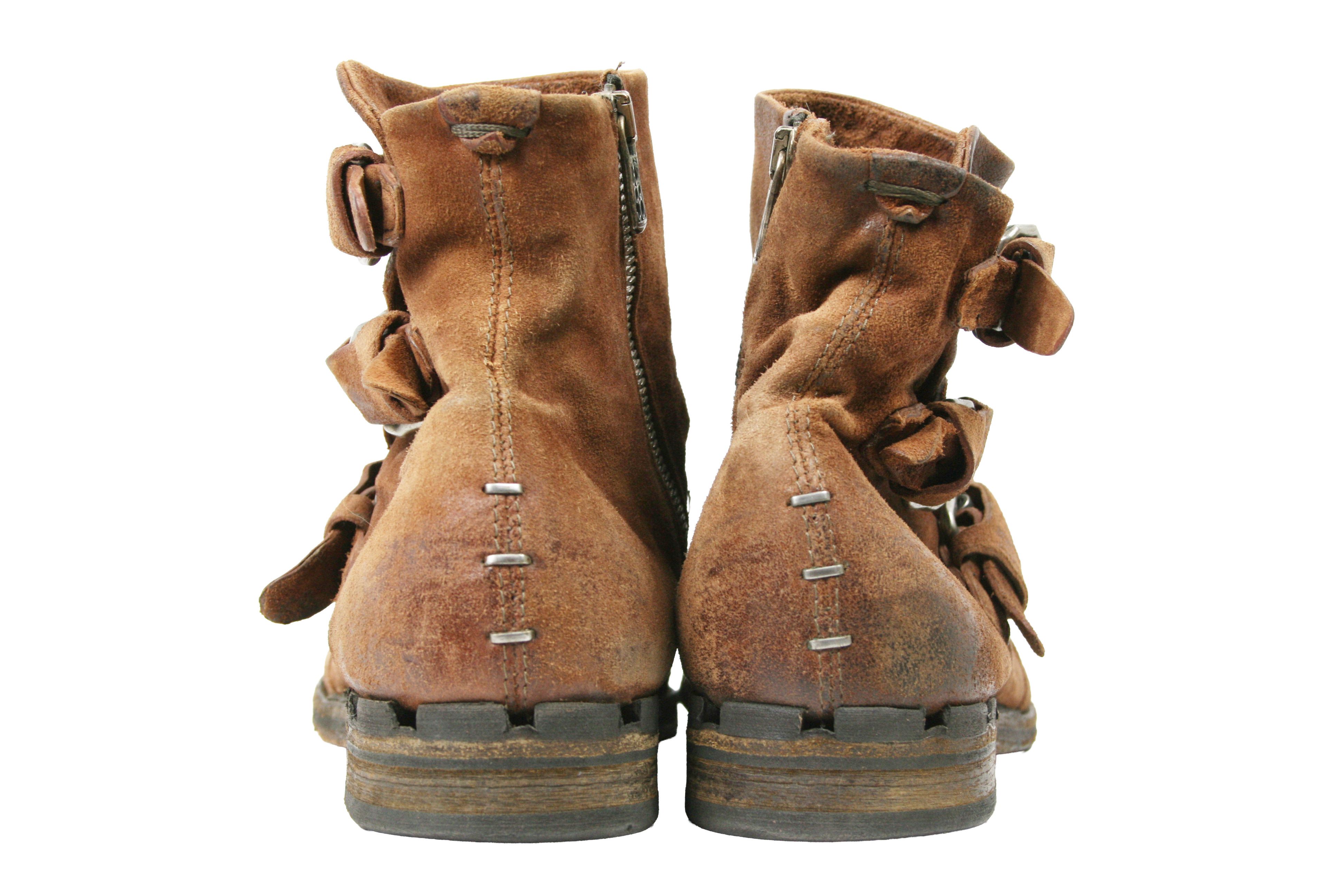 A.S.98 Avant Garde Grunge Triple Buckles Boots Size US 8 / EU 41 - 10 Thumbnail