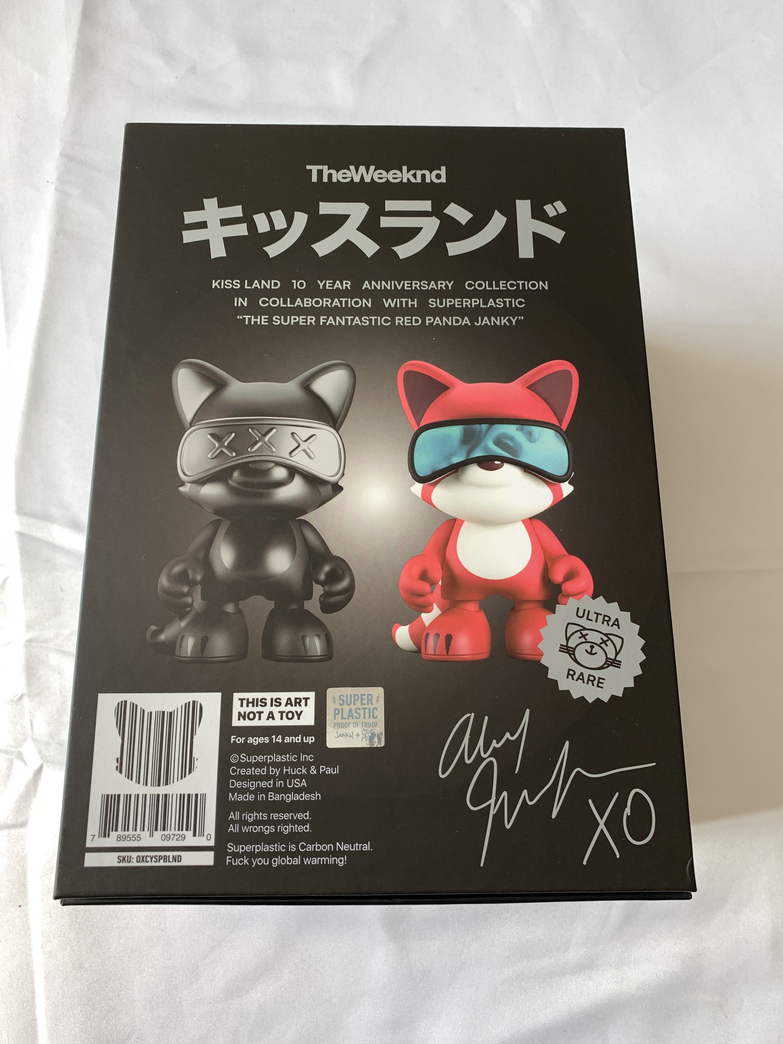 Medicom Toy The Weeknd x Superplastic Superjanky Kiss Land 8 IN Figure Size ONE SIZE - 4 Thumbnail