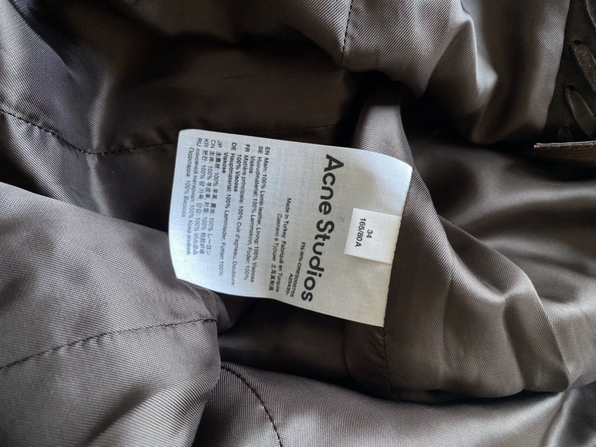 Acne Studios Acne Studios Spring Summer//22 Leather Dress Acne Studios Size XS / US 0-2 / IT 36-38 - 14 Thumbnail