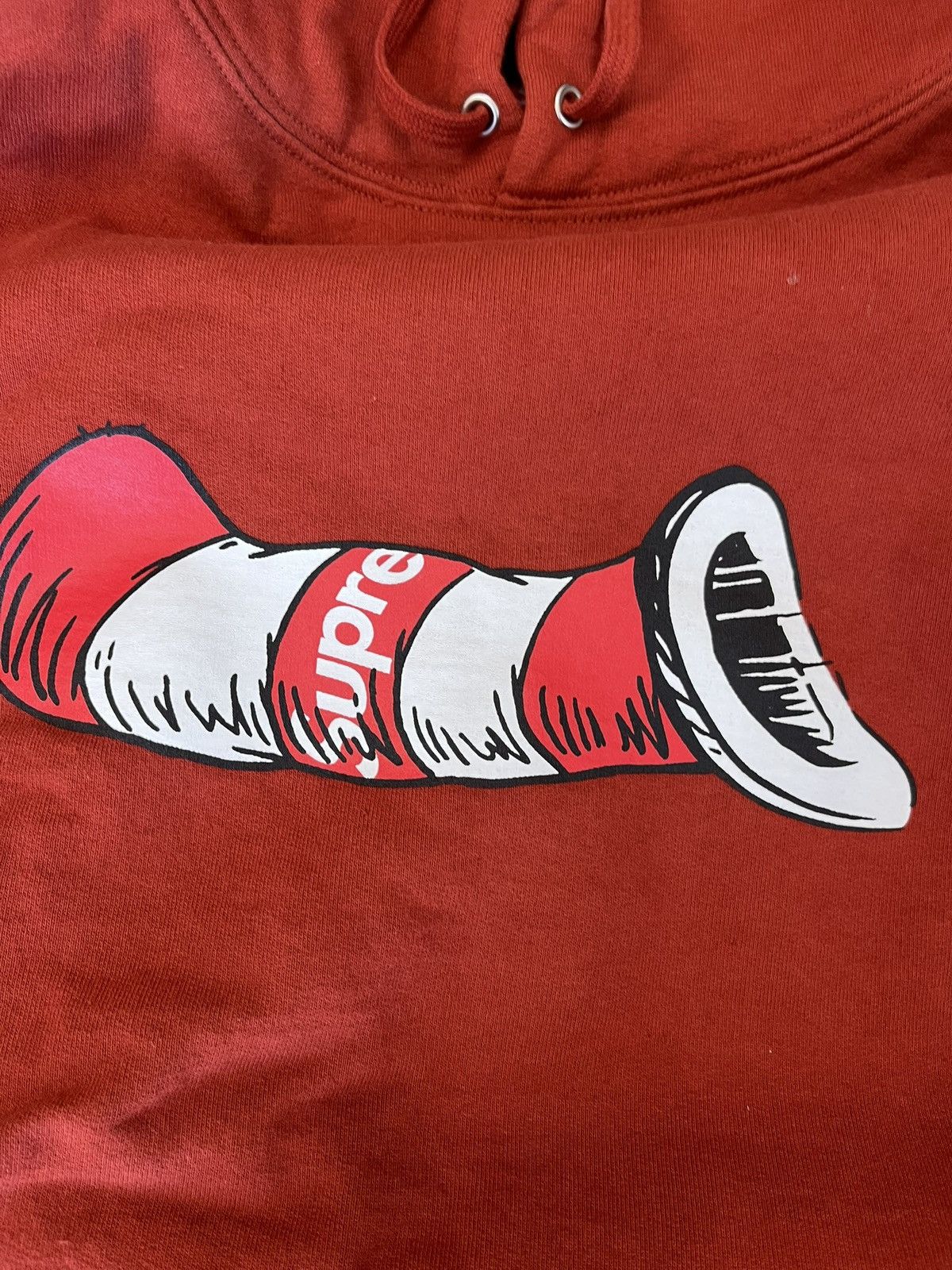 Supreme Supreme cat in the hat hoodie rust fw18 Size US L / EU 52-54 / 3 - 2 Thumbnail