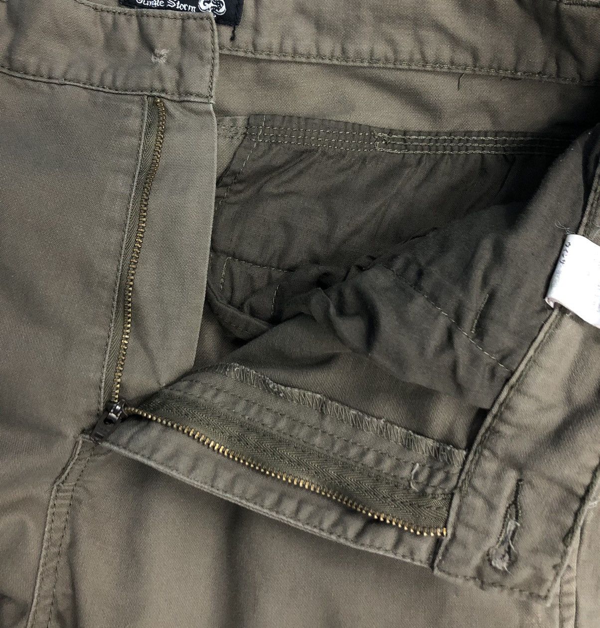 Japanese Brand Jungle Storm Olive Green Cargo Pants – Size L Size US 32 / EU 48 - 19 Thumbnail