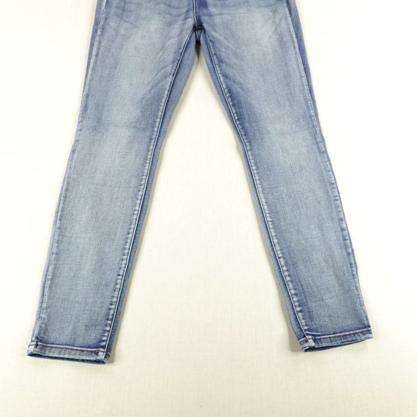 Vintage Judy Blue Jeans Womens 13x31 Skinny Slim High Rise Denim Blue 29 in Inseam 28.5 in Regular Rise Pockets Stretch Size 29" - 3 Thumbnail