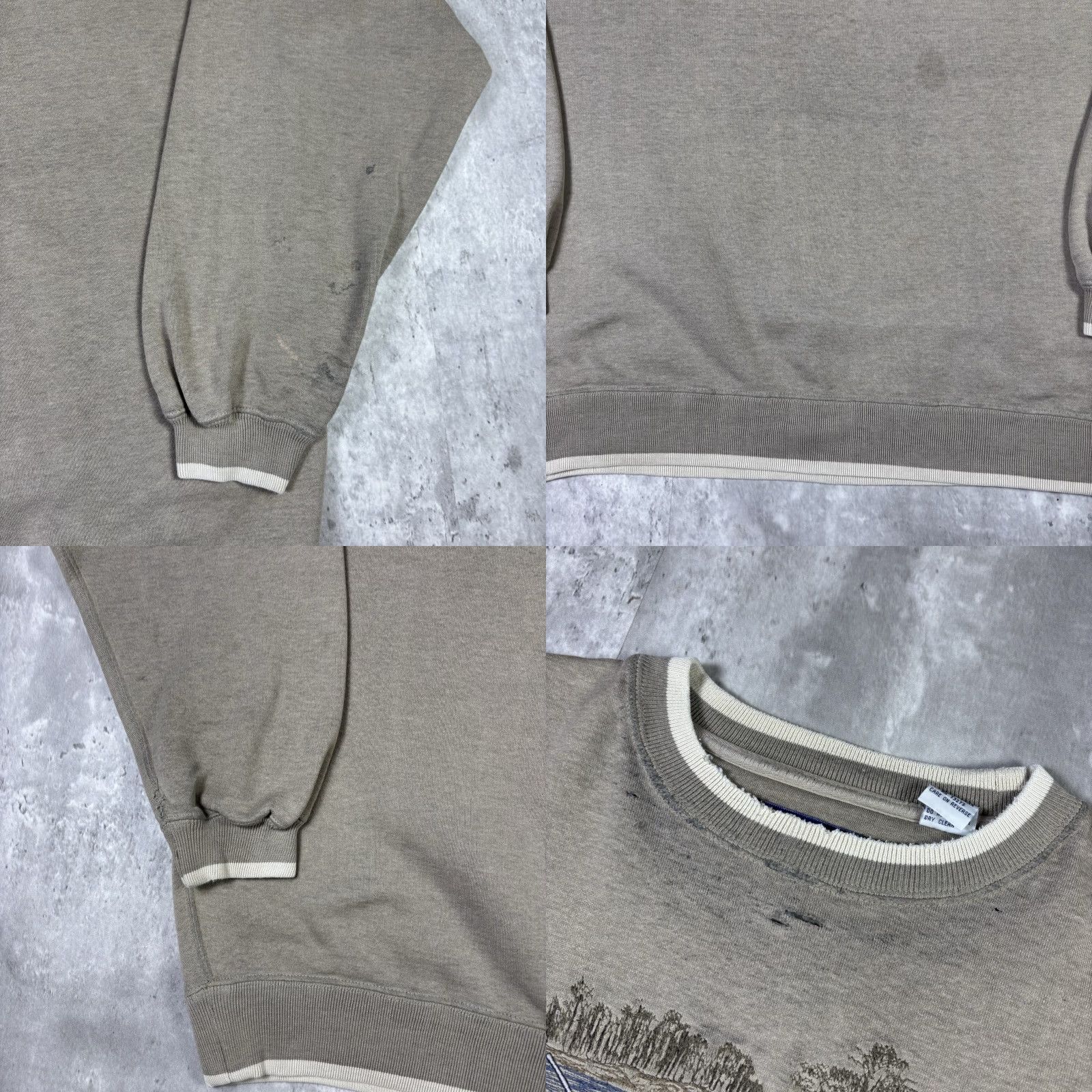 CB Sports VINTAGE C&B Sports Embroidered Sweatshirt XL Men 90s Brown Cotton Fleece Pullover Graphic Print Size US XL / EU 56 / 4 - 8 Thumbnail